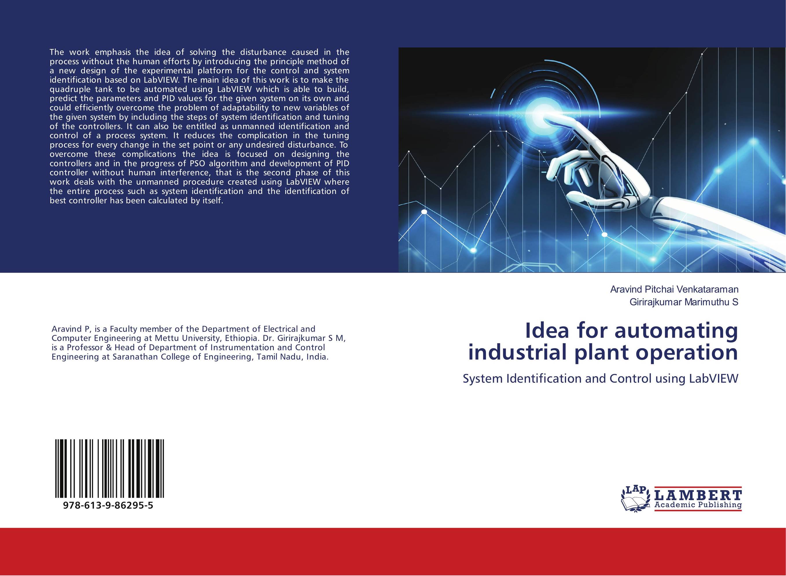 Idea for automating industrial plant operation. System Identification and Control using LabVIEW.