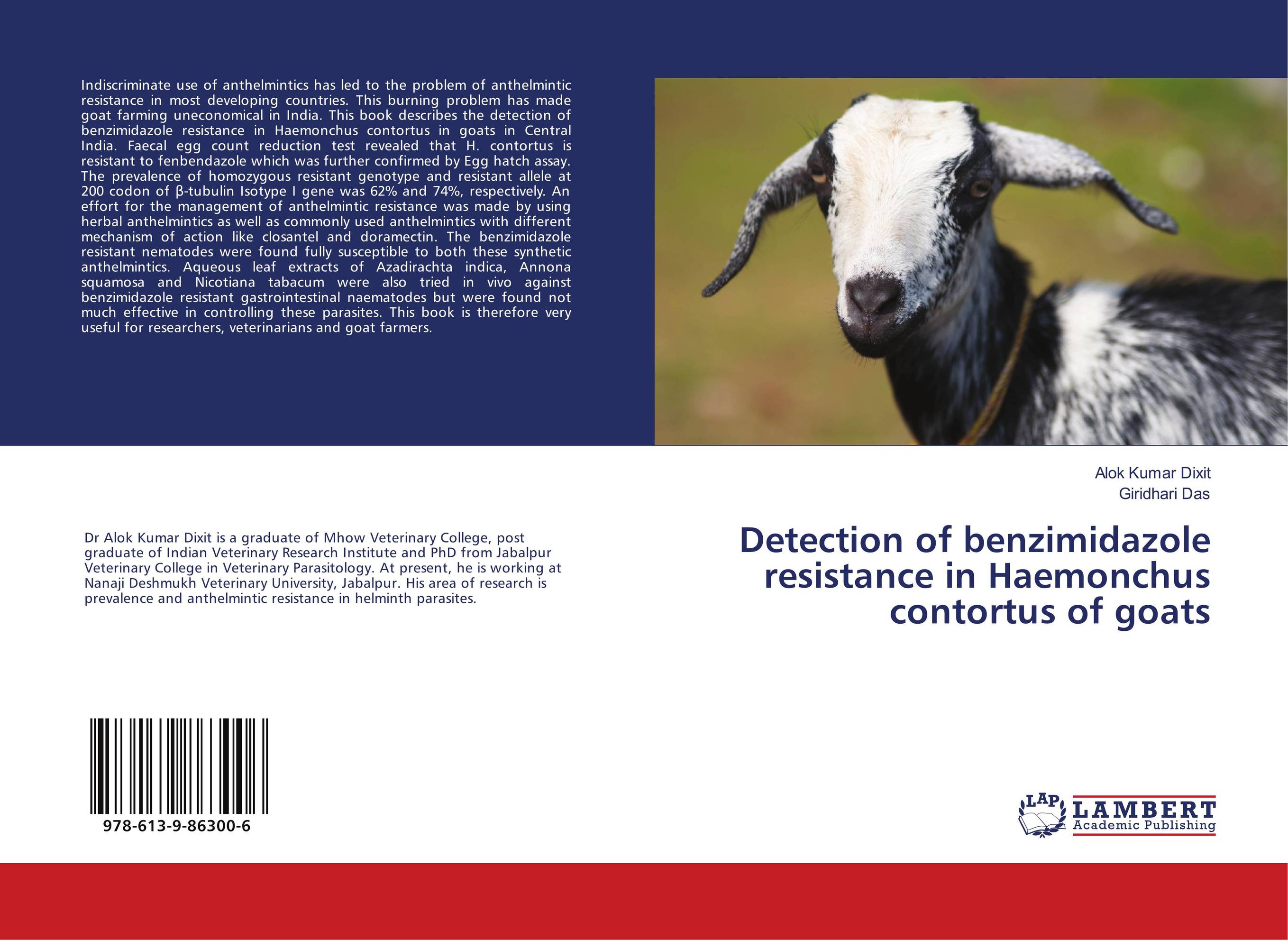 Detection of benzimidazole resistance in Haemonchus contortus of goats..