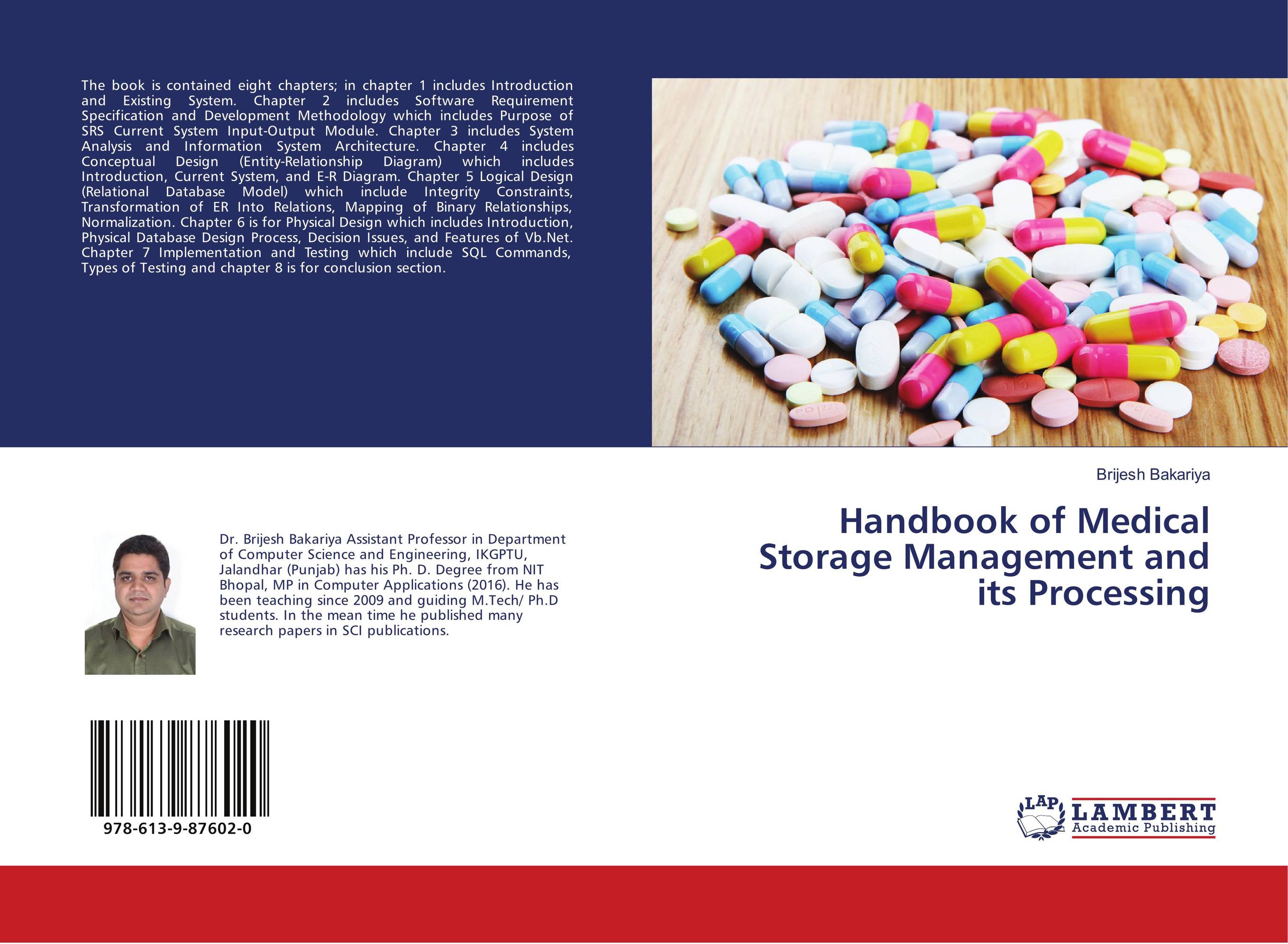 Handbook of Medical Storage Management and its Processing..