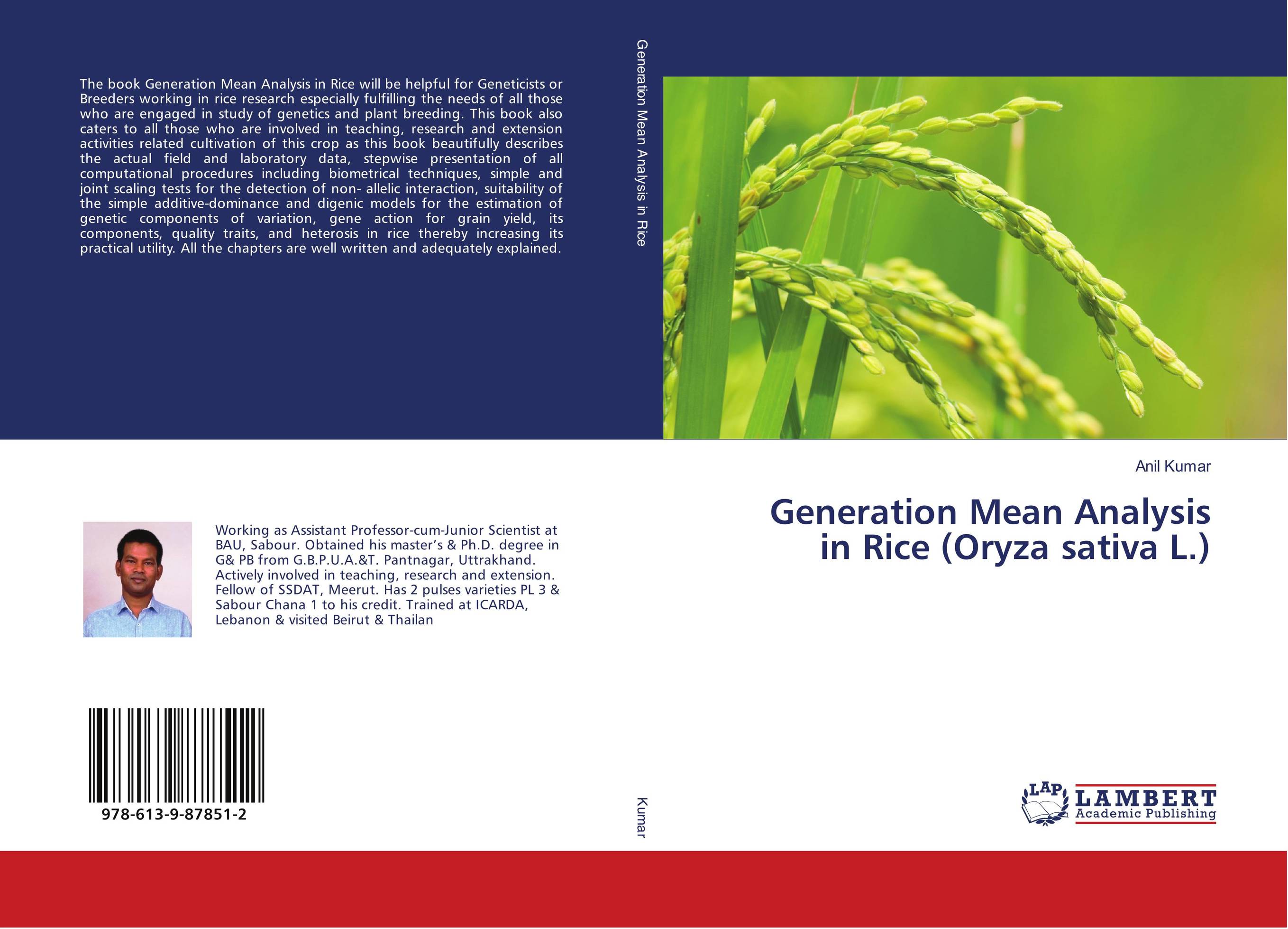 Generation Mean Analysis in Rice (Oryza sativa L.)..