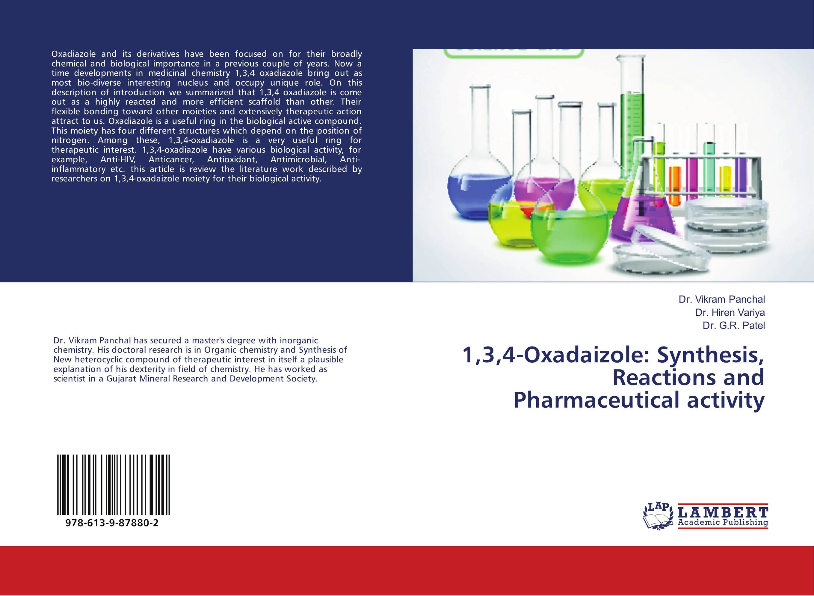 1,3,4-Oxadaizole: Synthesis, Reactions and Pharmaceutical activity..