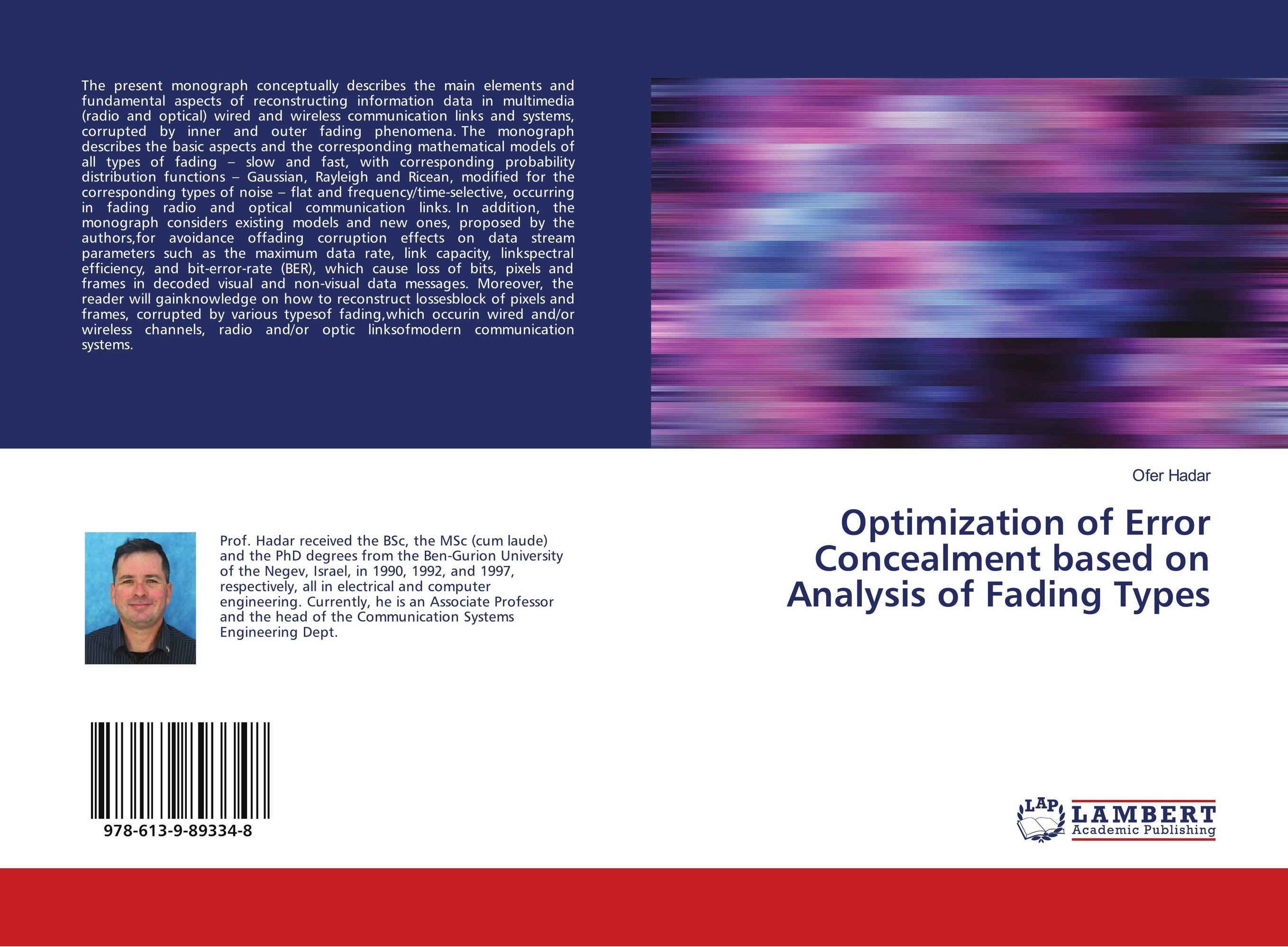 Optimization of Error Concealment based on Analysis of Fading Types..