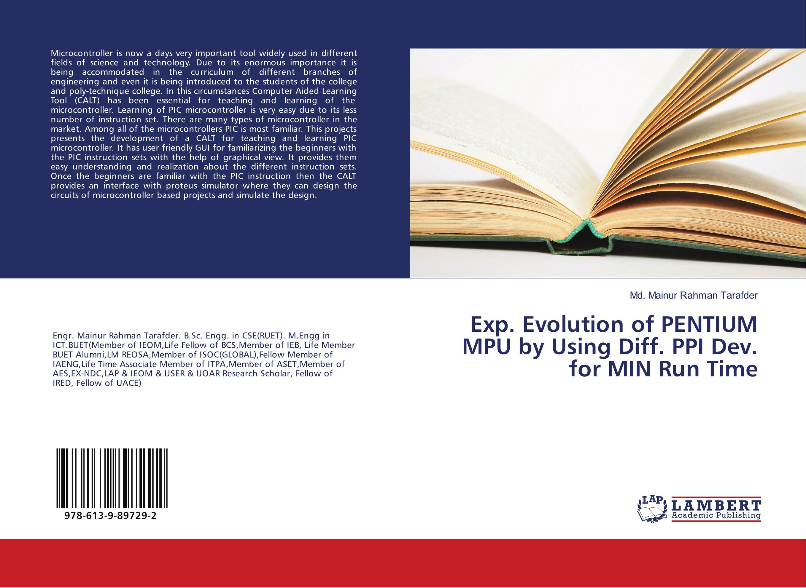 Exp. Evolution of PENTIUM MPU by Using Diff. PPI Dev. for MIN Run Time..