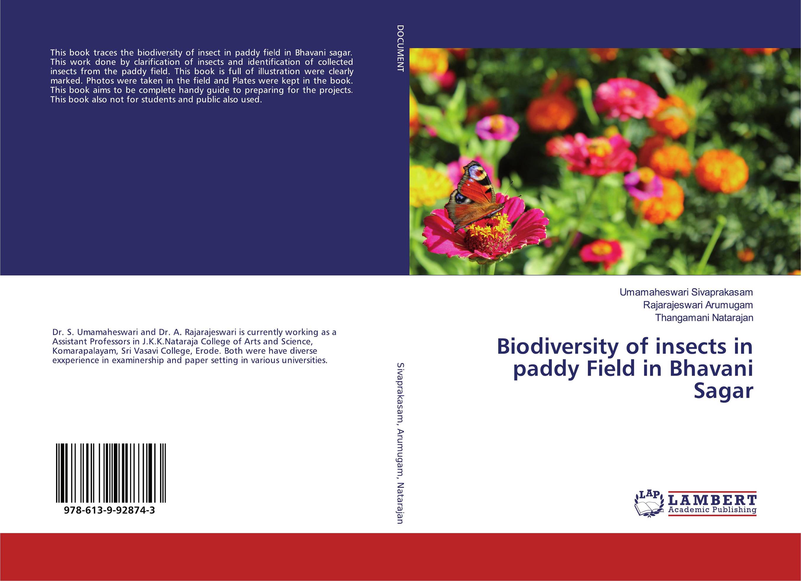 Biodiversity of insects in paddy Field in Bhavani Sagar..