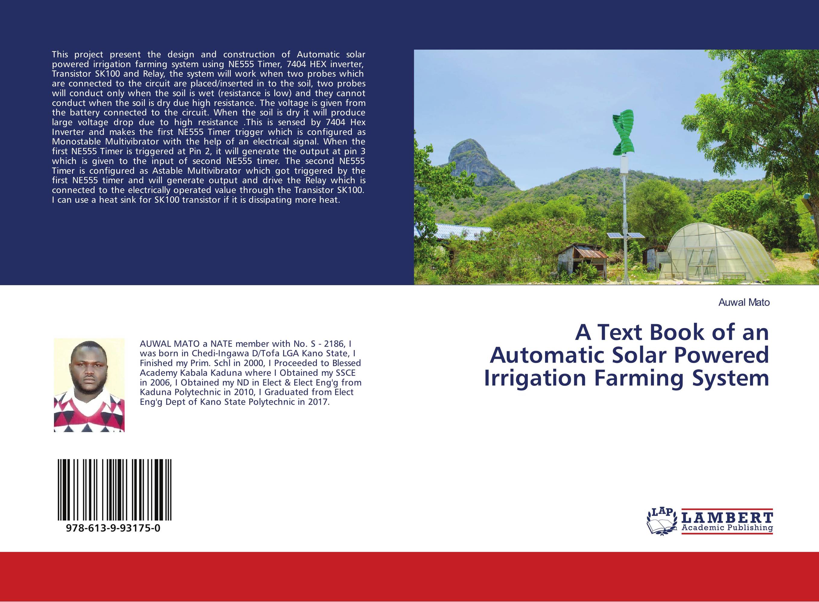 A Text Book of an Automatic Solar Powered Irrigation Farming System..