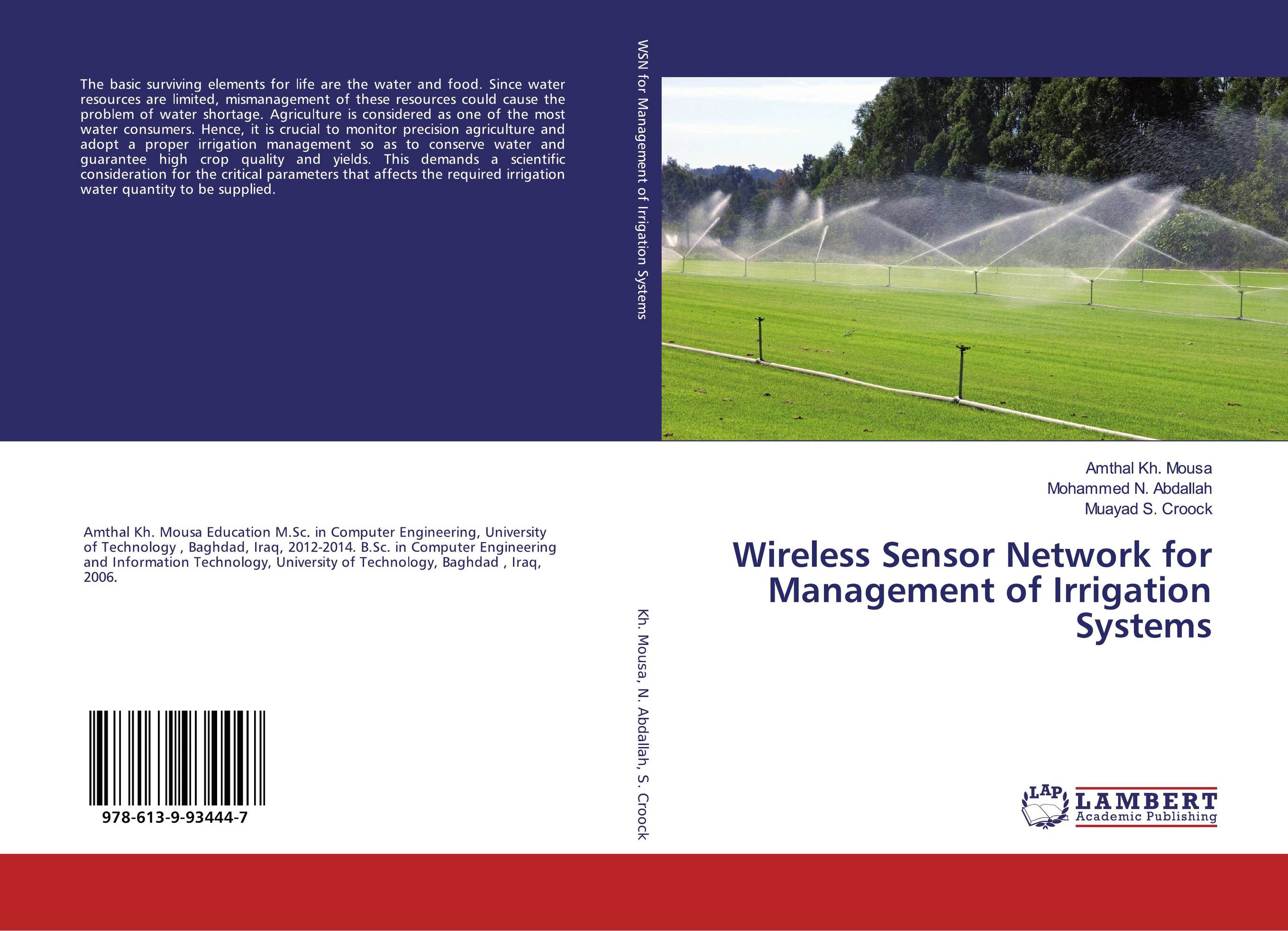 Wireless Sensor Network for Management of Irrigation Systems..