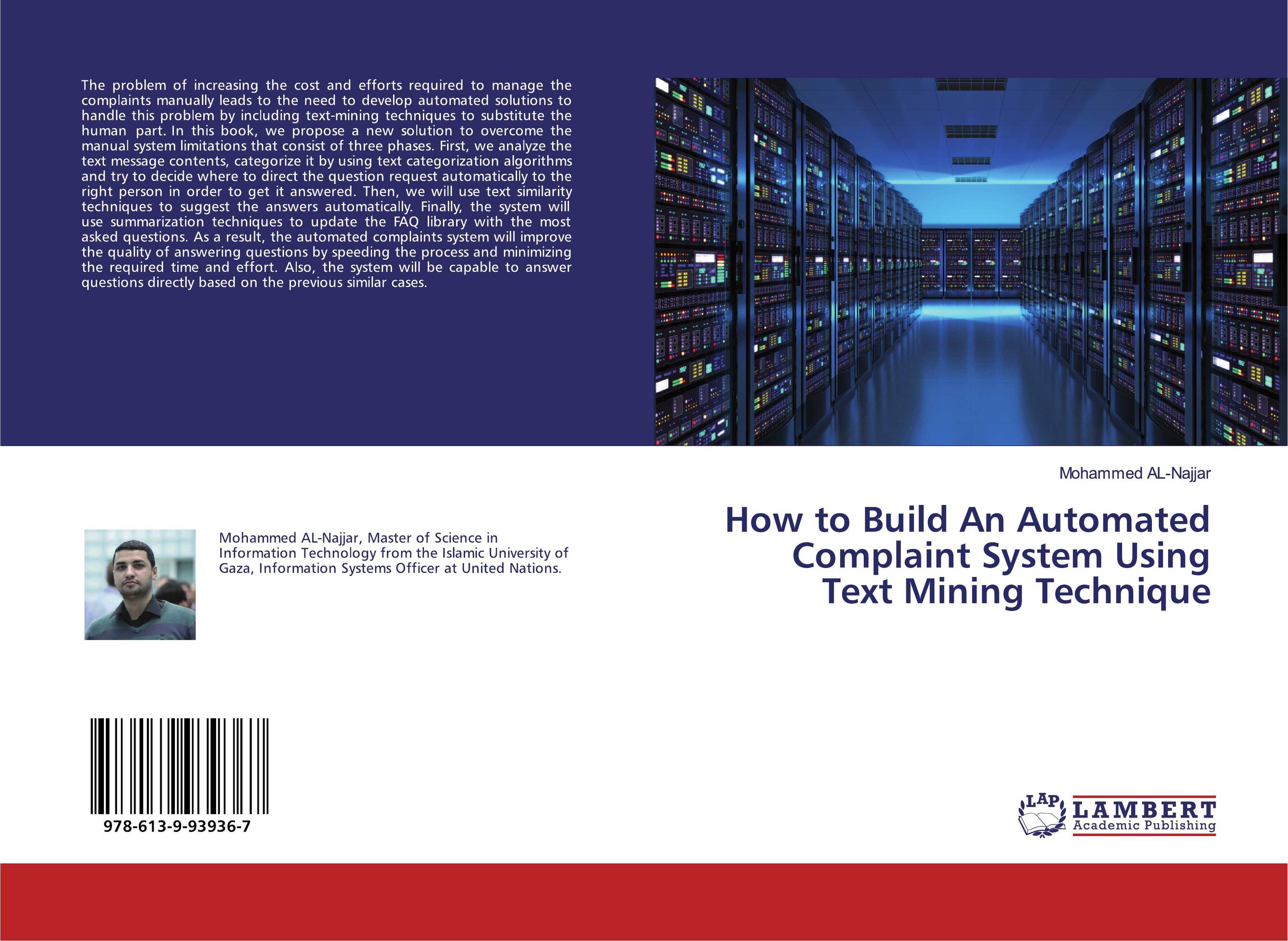 How to Build An Automated Complaint System Using Text Mining Technique..