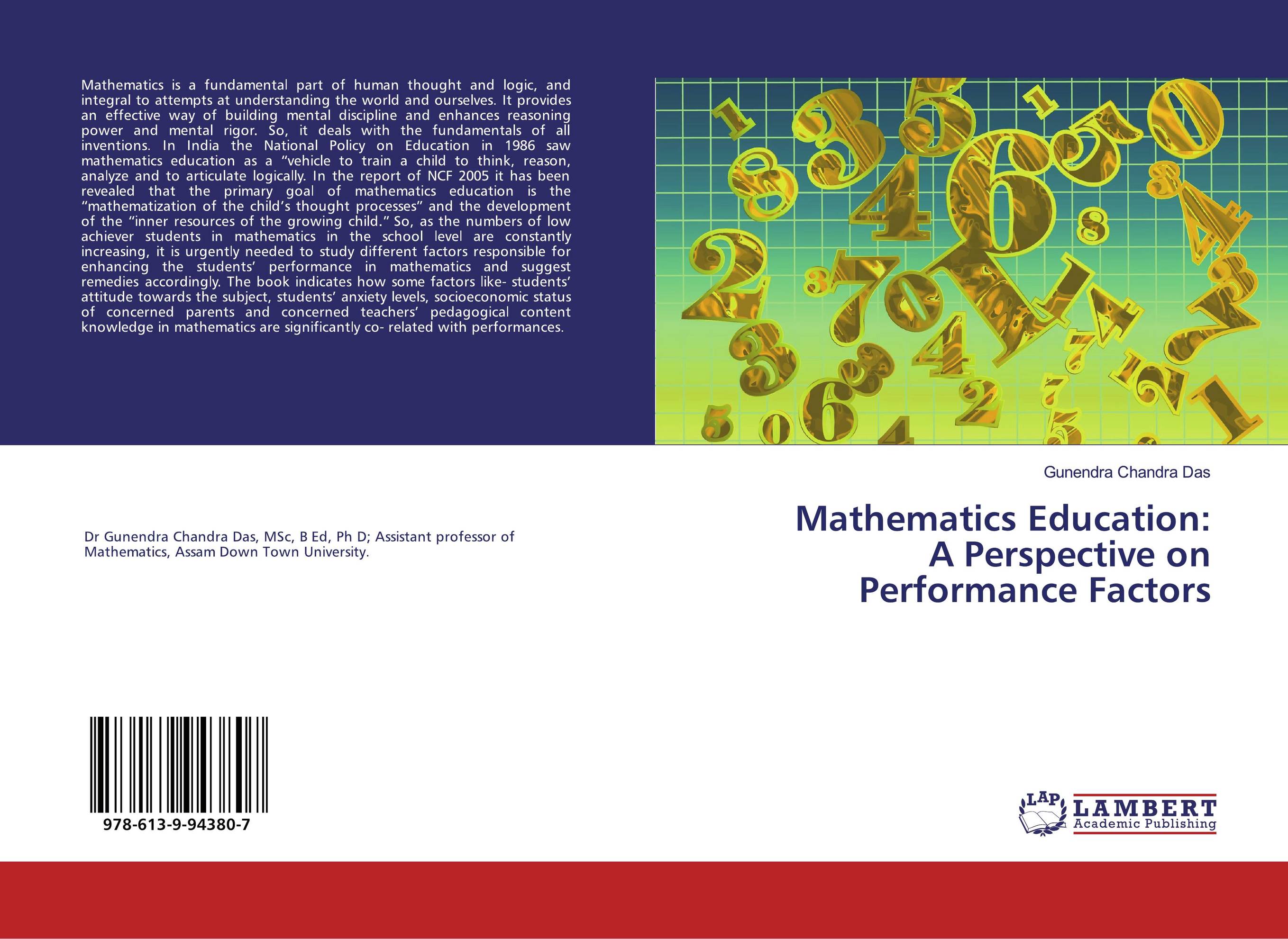 Mathematics Education: A Perspective on Performance Factors..
