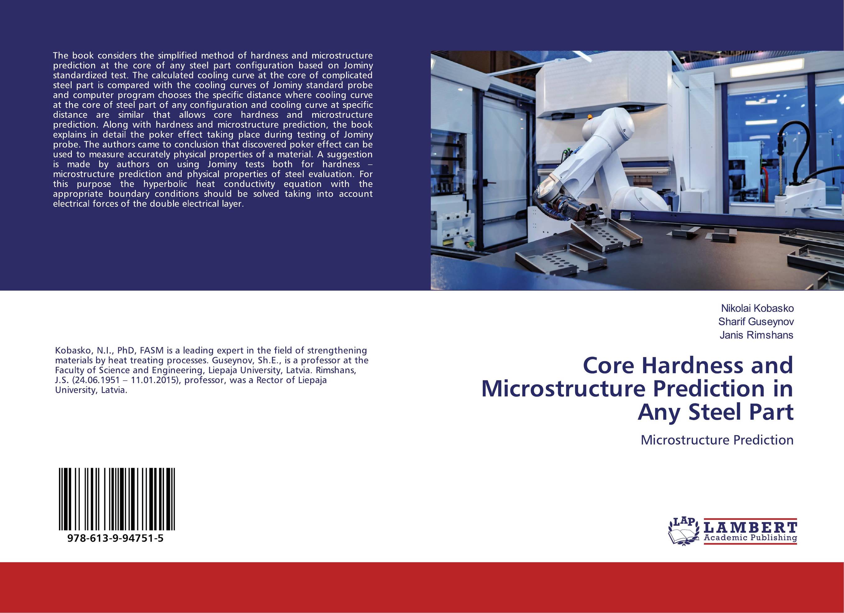 Core Hardness and Microstructure Prediction in Any Steel Part. Microstructure Prediction.