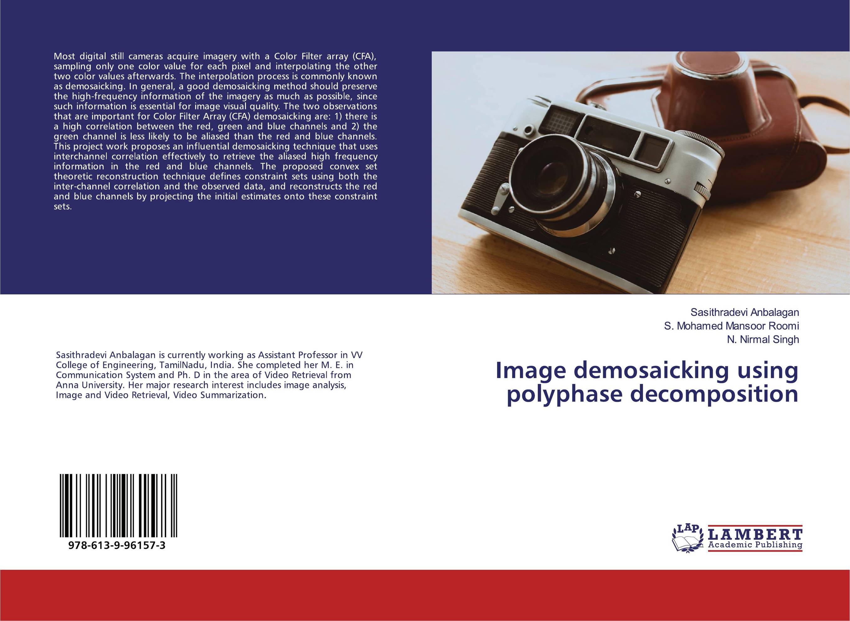 Image demosaicking using polyphase decomposition..
