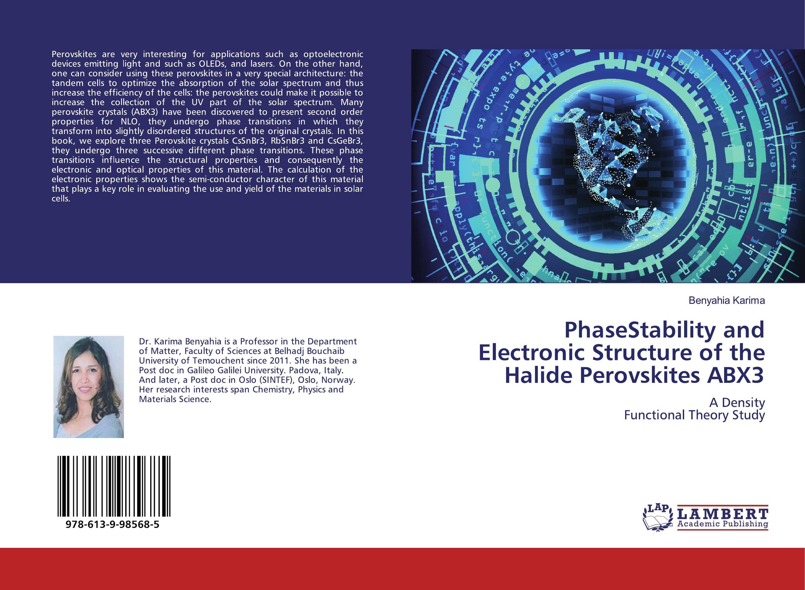 PhaseStability and Electronic Structure of the Halide Perovskites ABX3. A Density Functional Theory Study.