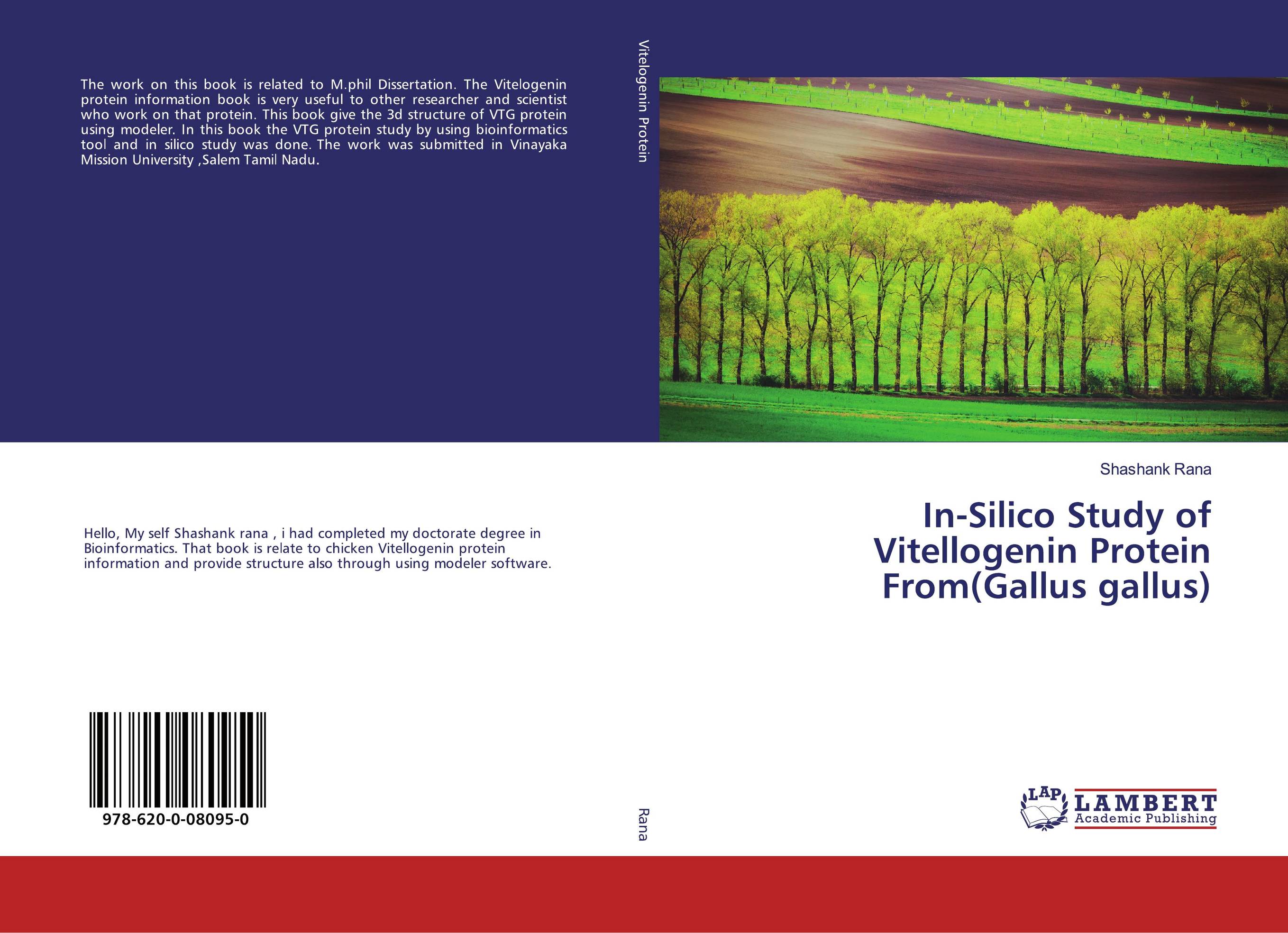 In-Silico Study of Vitellogenin Protein From(Gallus gallus)..