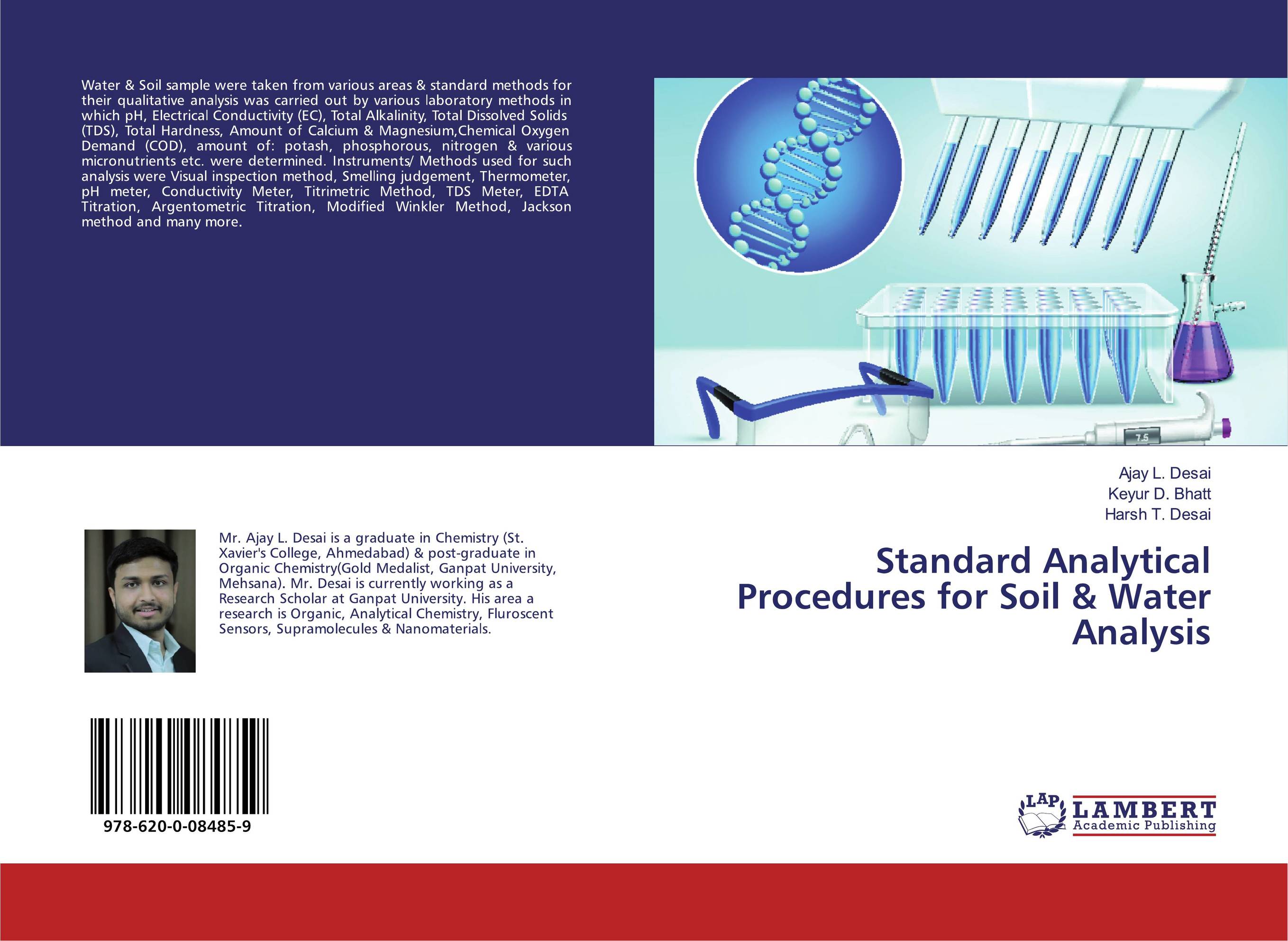 Standard Analytical Procedures for Soil &amp;amp; Water Analysis..