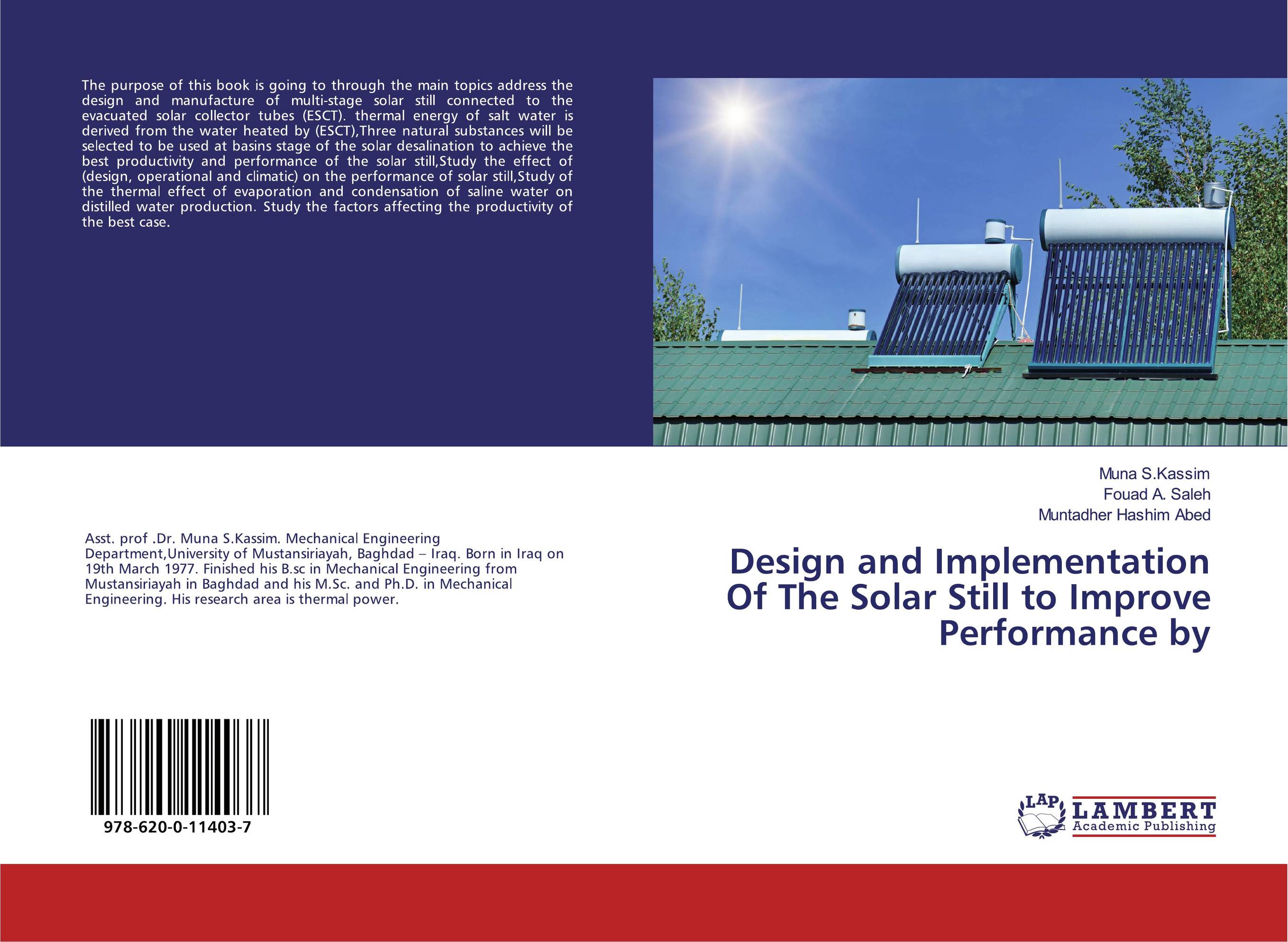 Design and Implementation Of The Solar Still to Improve Performance by..