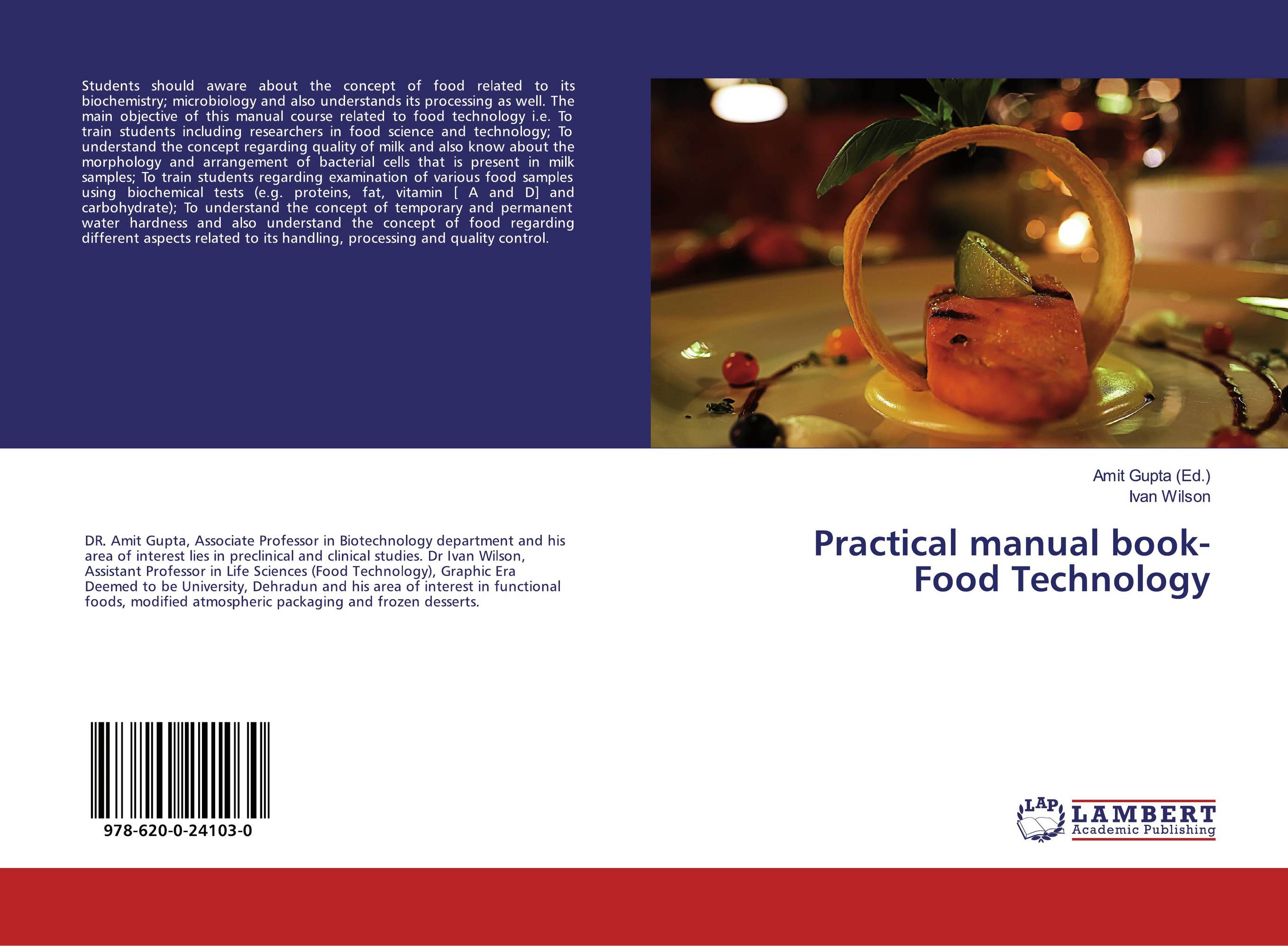Practical manual book- Food Technology..