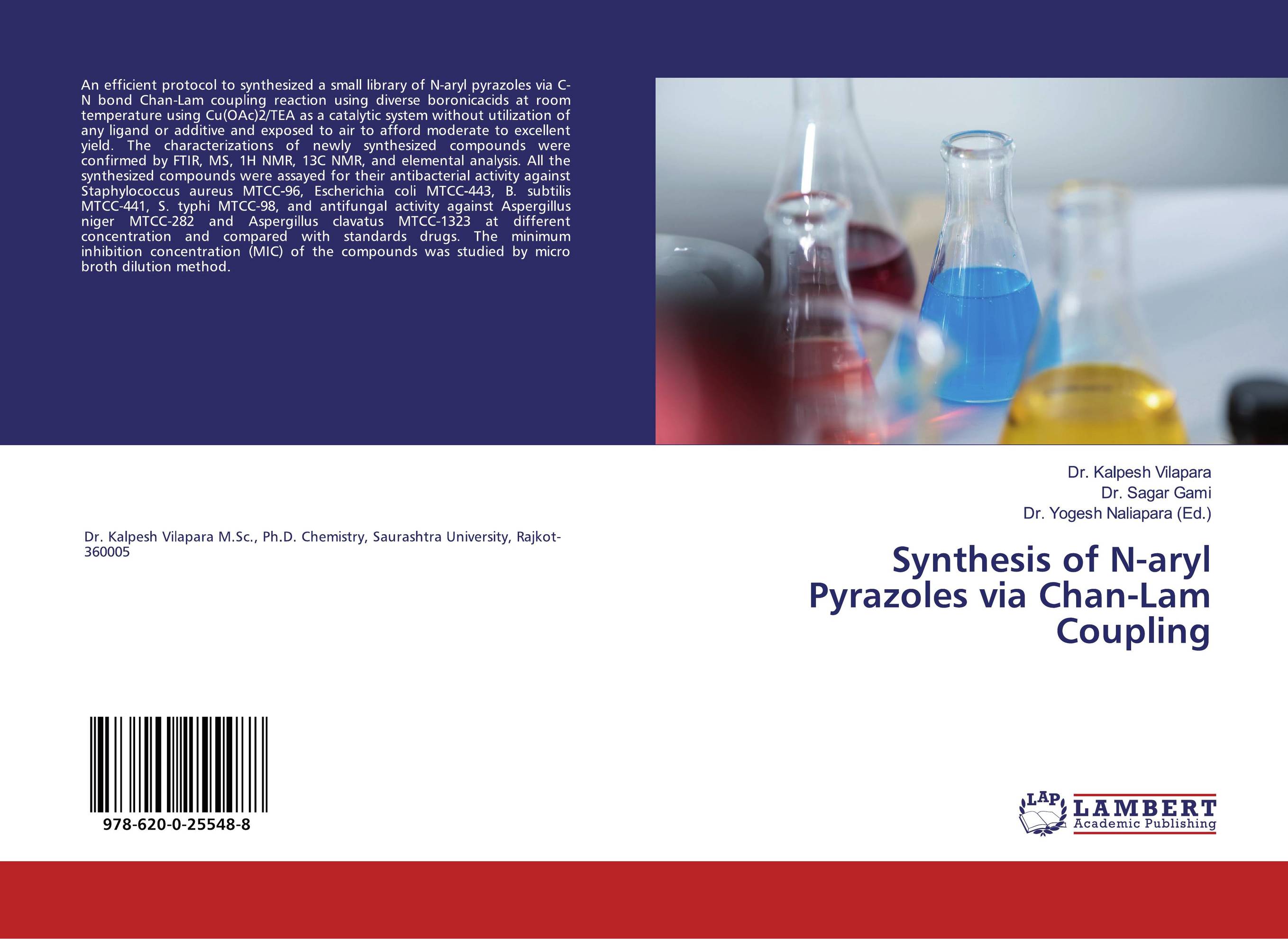 Synthesis of N-aryl Pyrazoles via Chan-Lam Coupling..