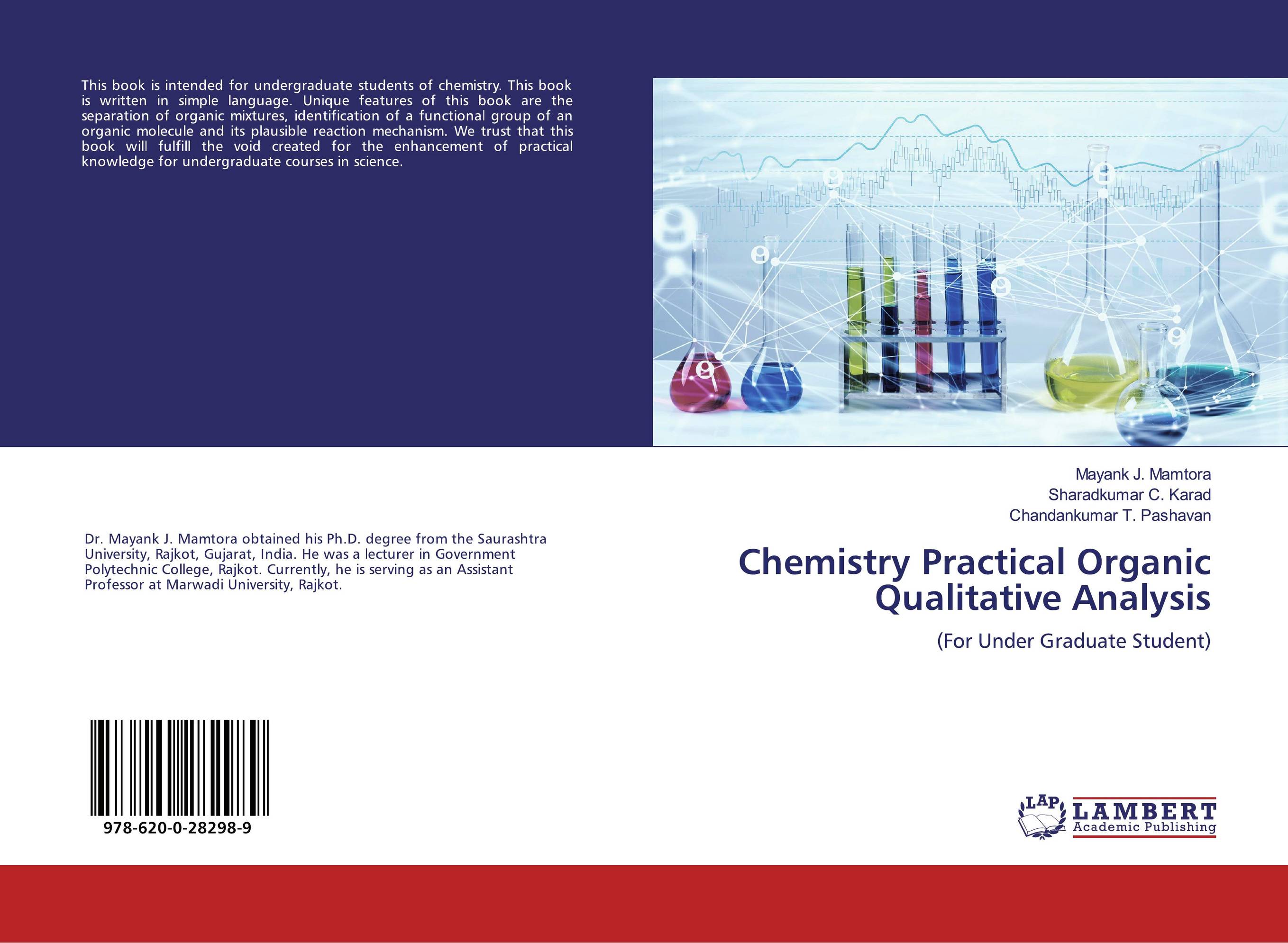 Chemistry Practical Organic Qualitative Analysis. (For Under Graduate Student).