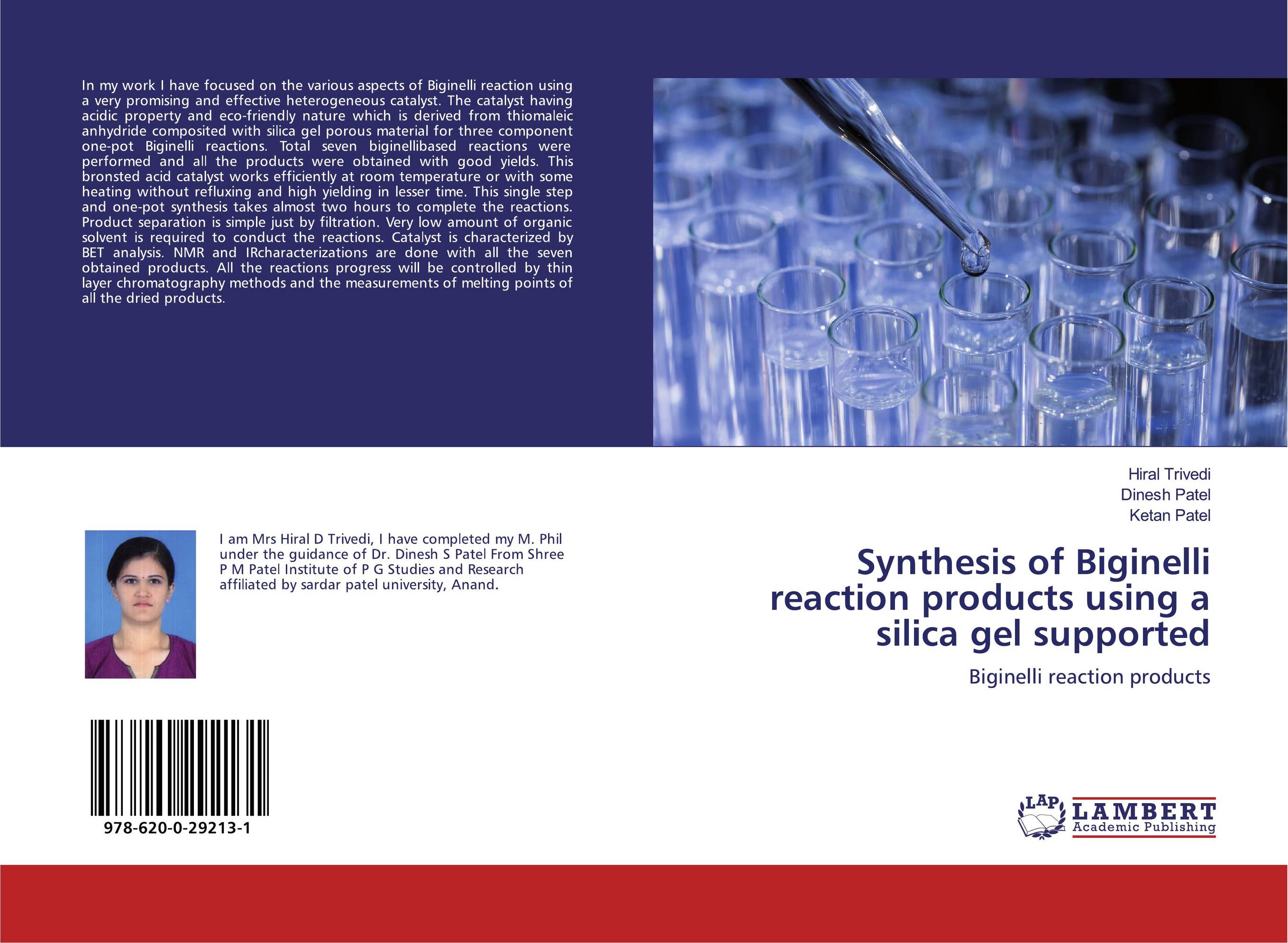 Synthesis of Biginelli reaction products using a silica gel supported. Biginelli reaction products.
