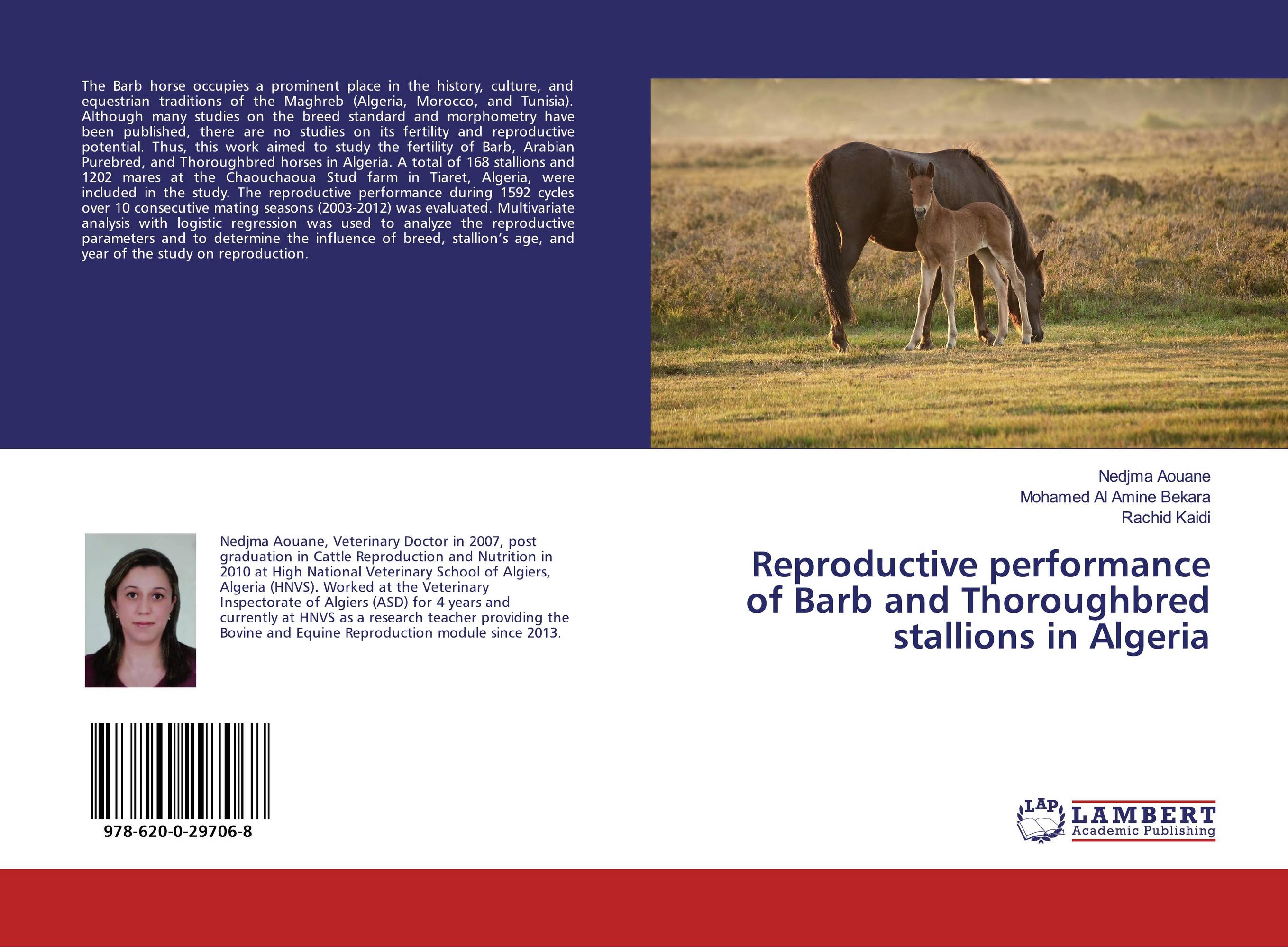Reproductive performance of Barb and Thoroughbred stallions in Algeria..