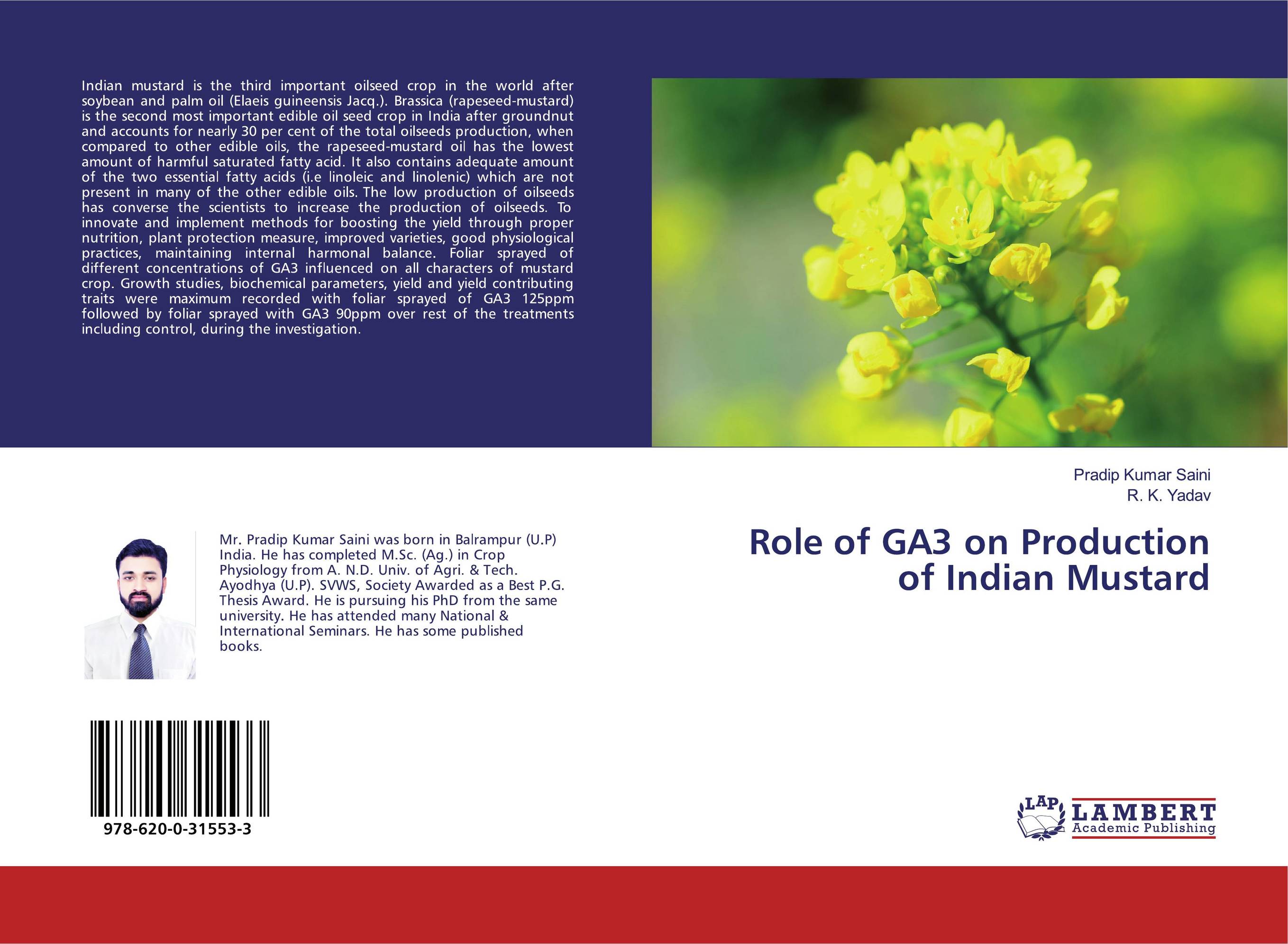 Role of GA3 on Production of Indian Mustard..