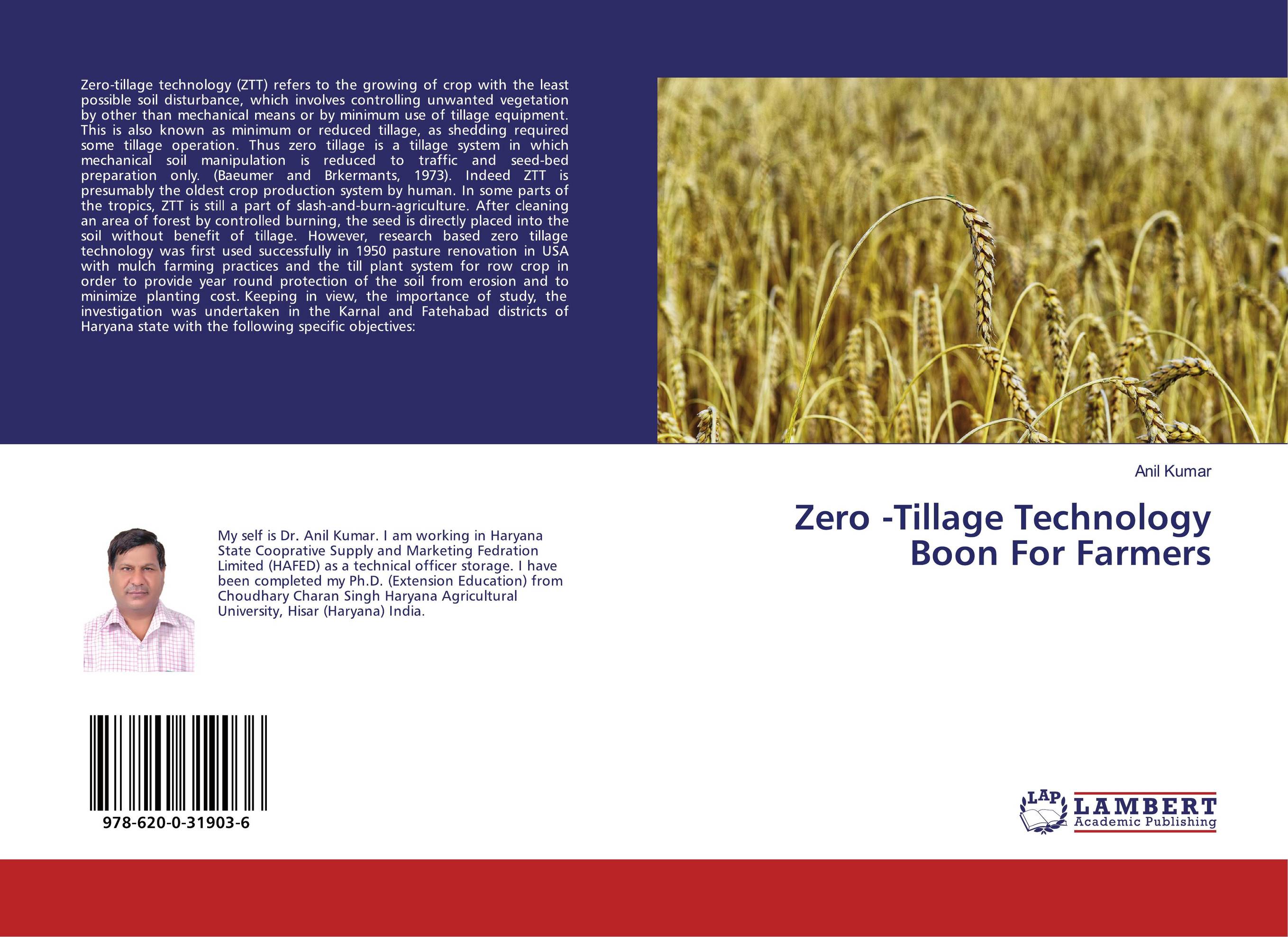 Zero -Tillage Technology Boon For Farmers..