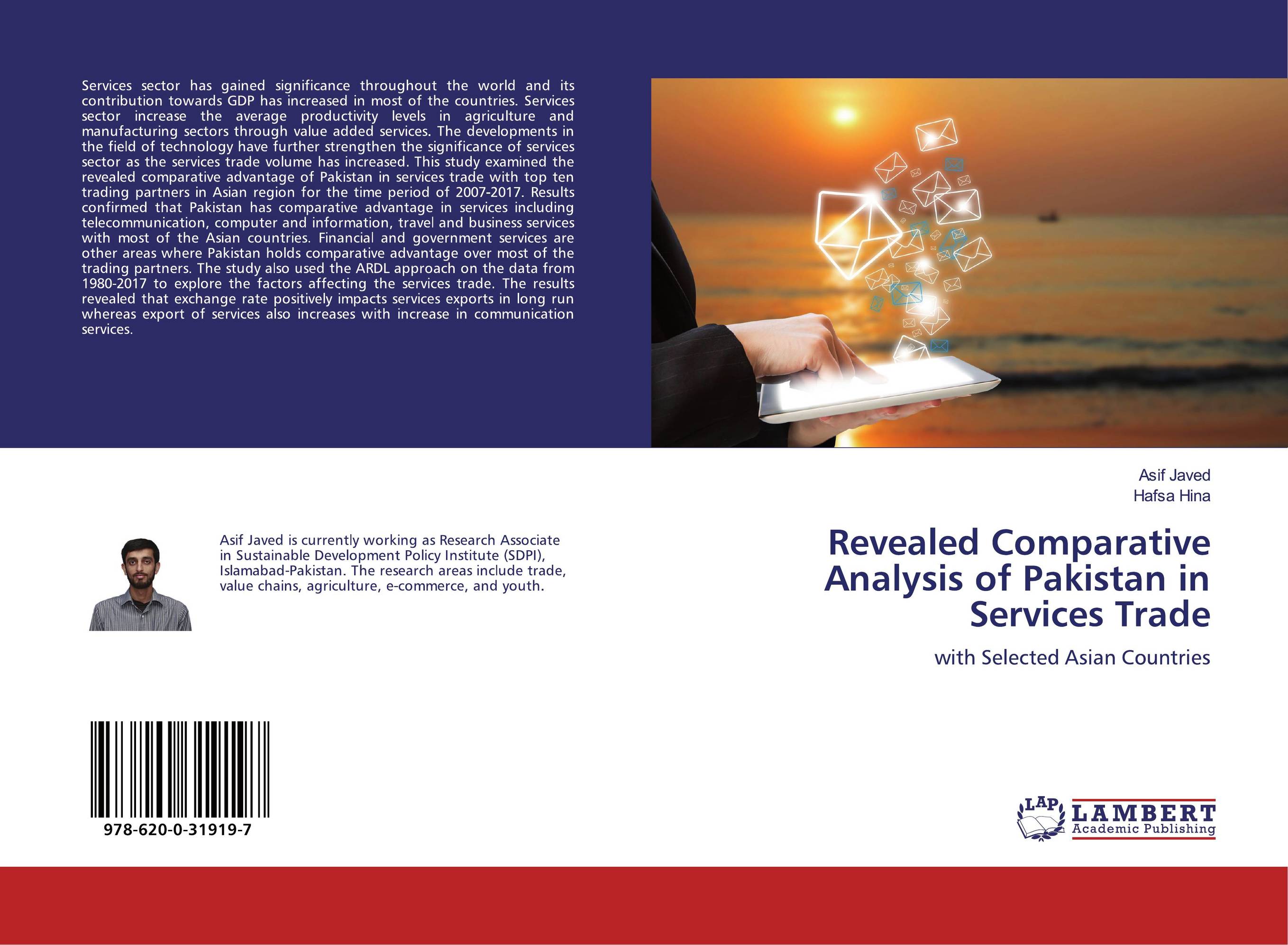Revealed Comparative Analysis of Pakistan in Services Trade. With Selected Asian Countries.