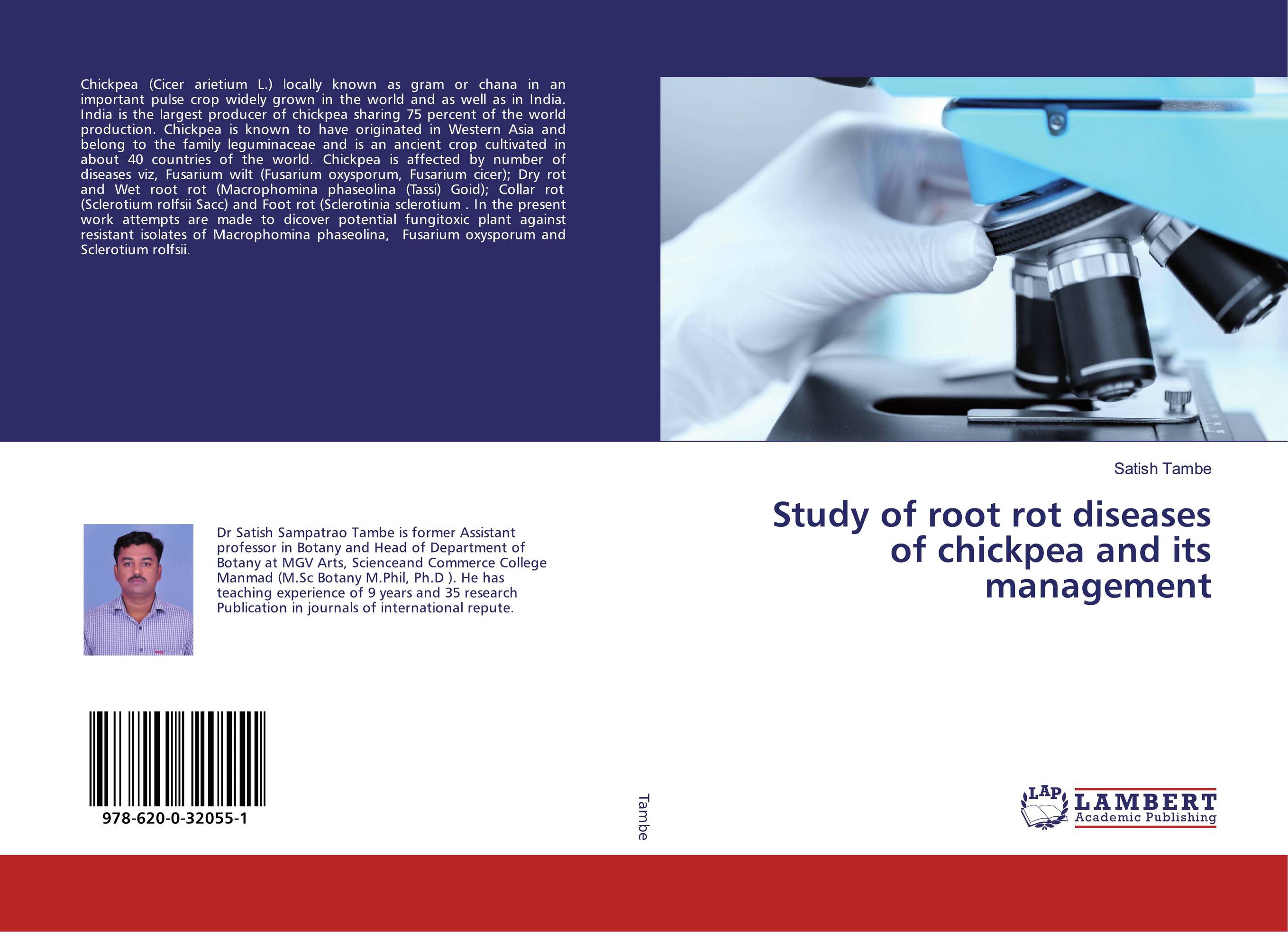 Study of root rot diseases of chickpea and its management..
