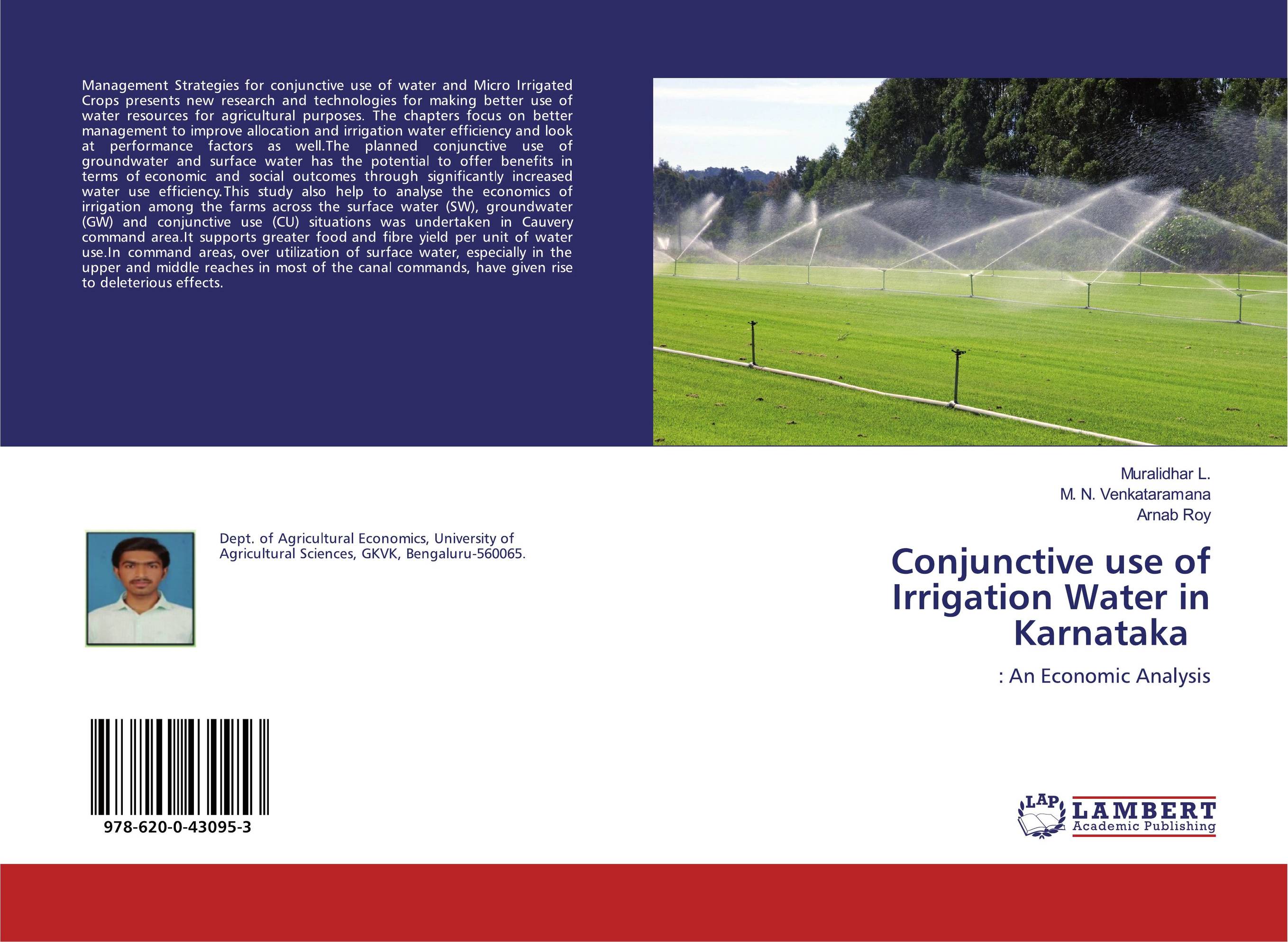 Conjunctive use of Irrigation Water in Karnataka. : An Economic Analysis.