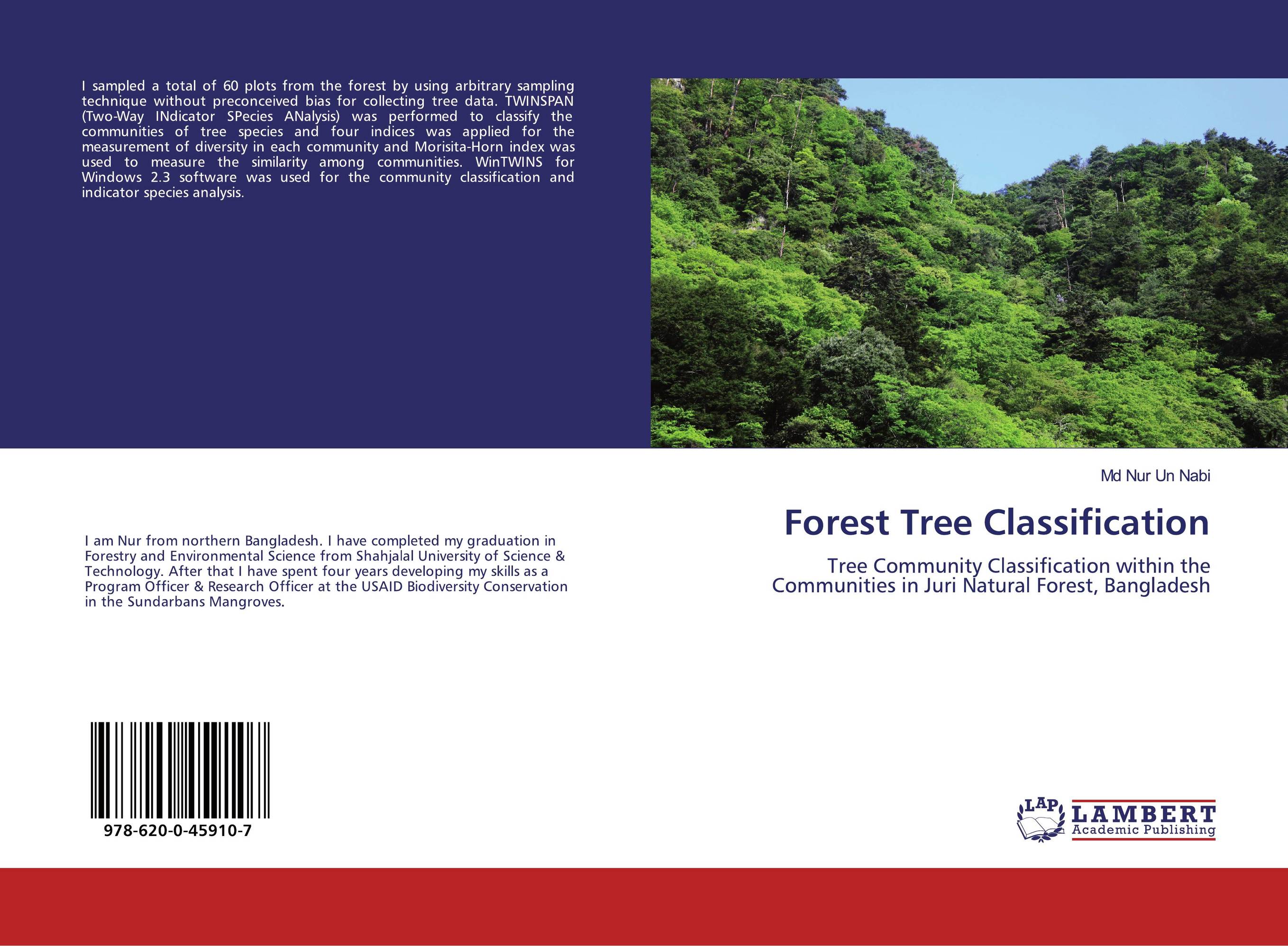 Forest Tree Classification. Tree Community Classification within the Communities in Juri Natural Forest, Bangladesh.