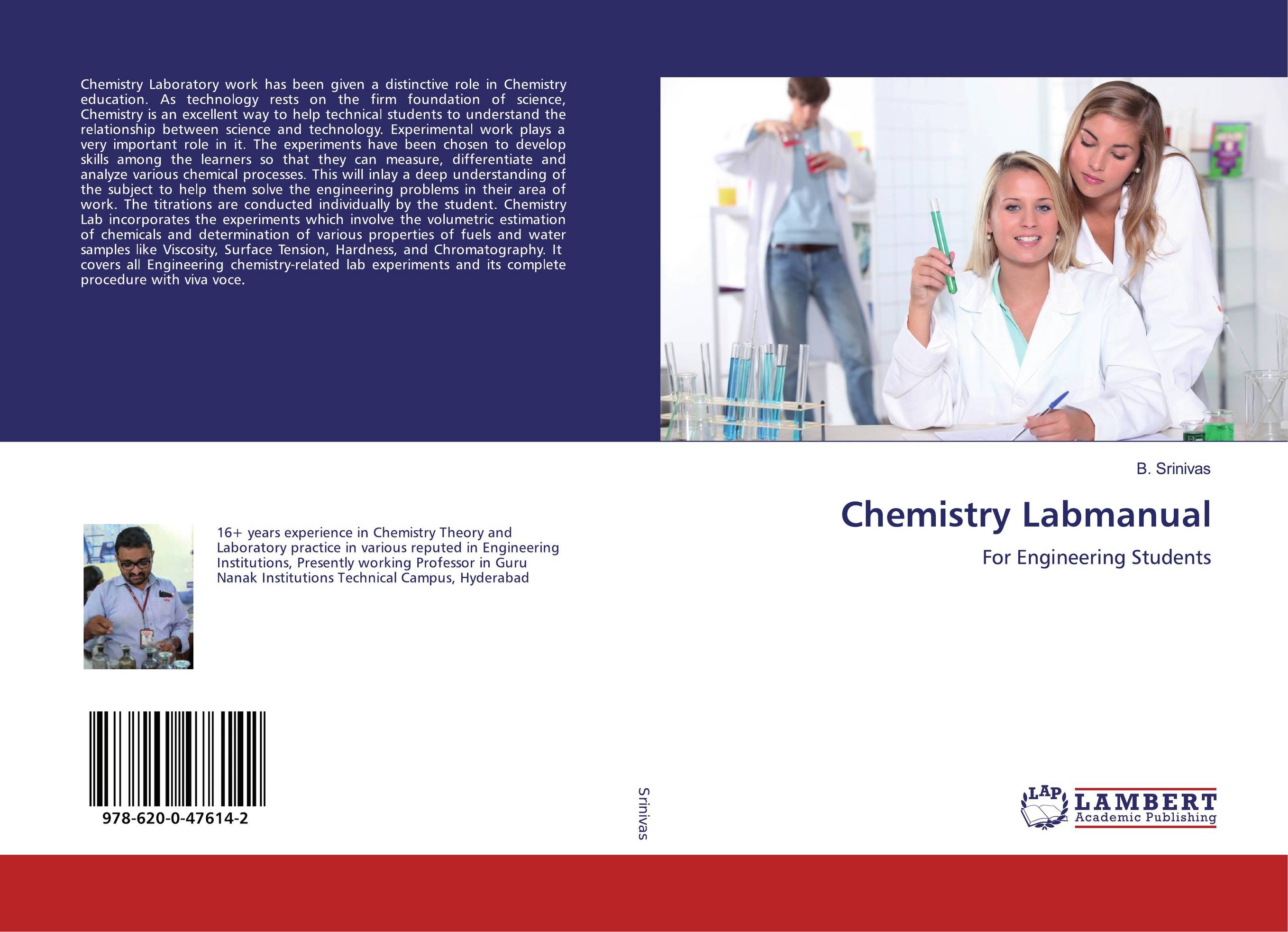 Chemistry Labmanual. For Engineering Students.