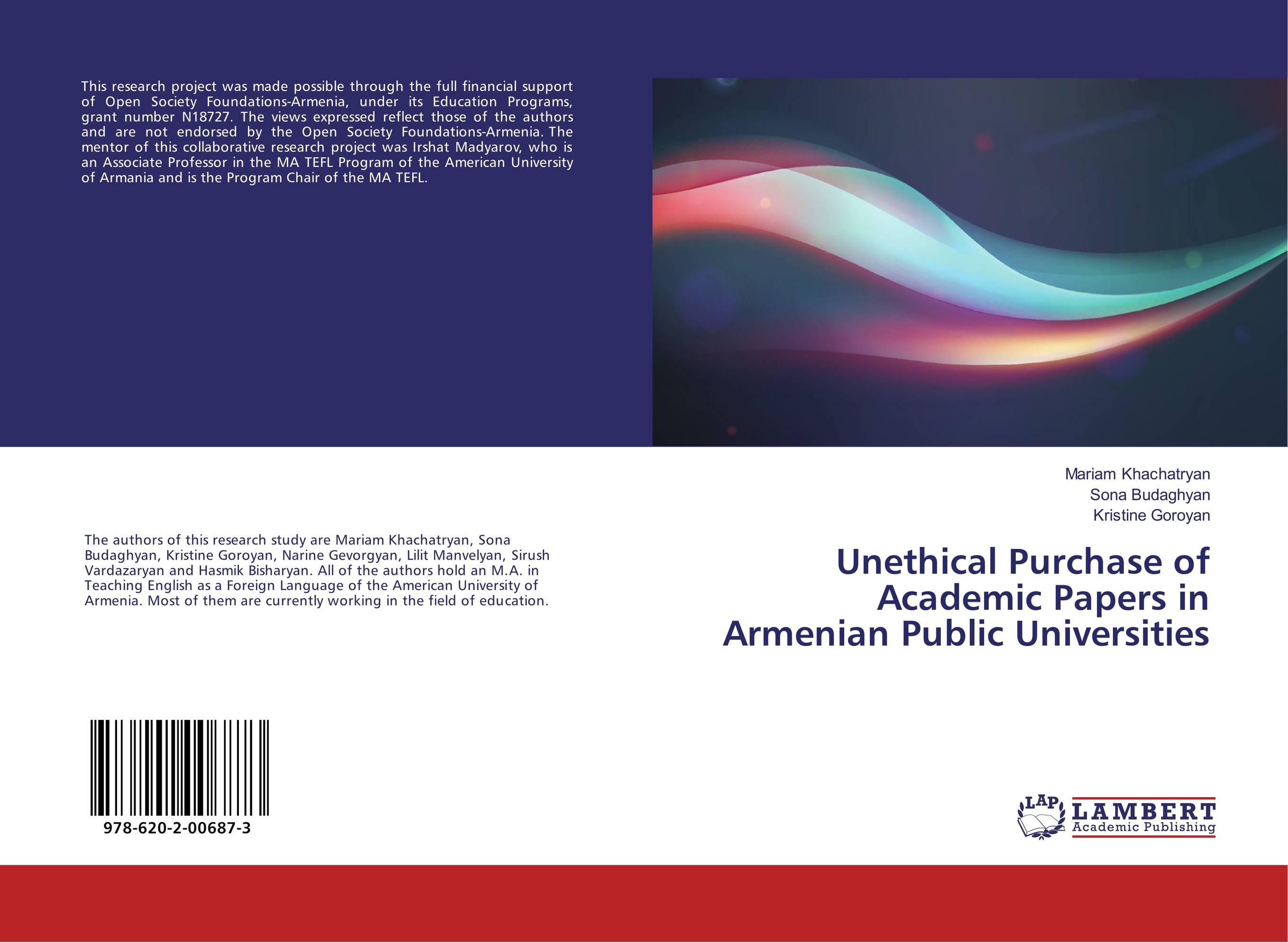 Unethical Purchase of Academic Papers in Armenian Public Universities..