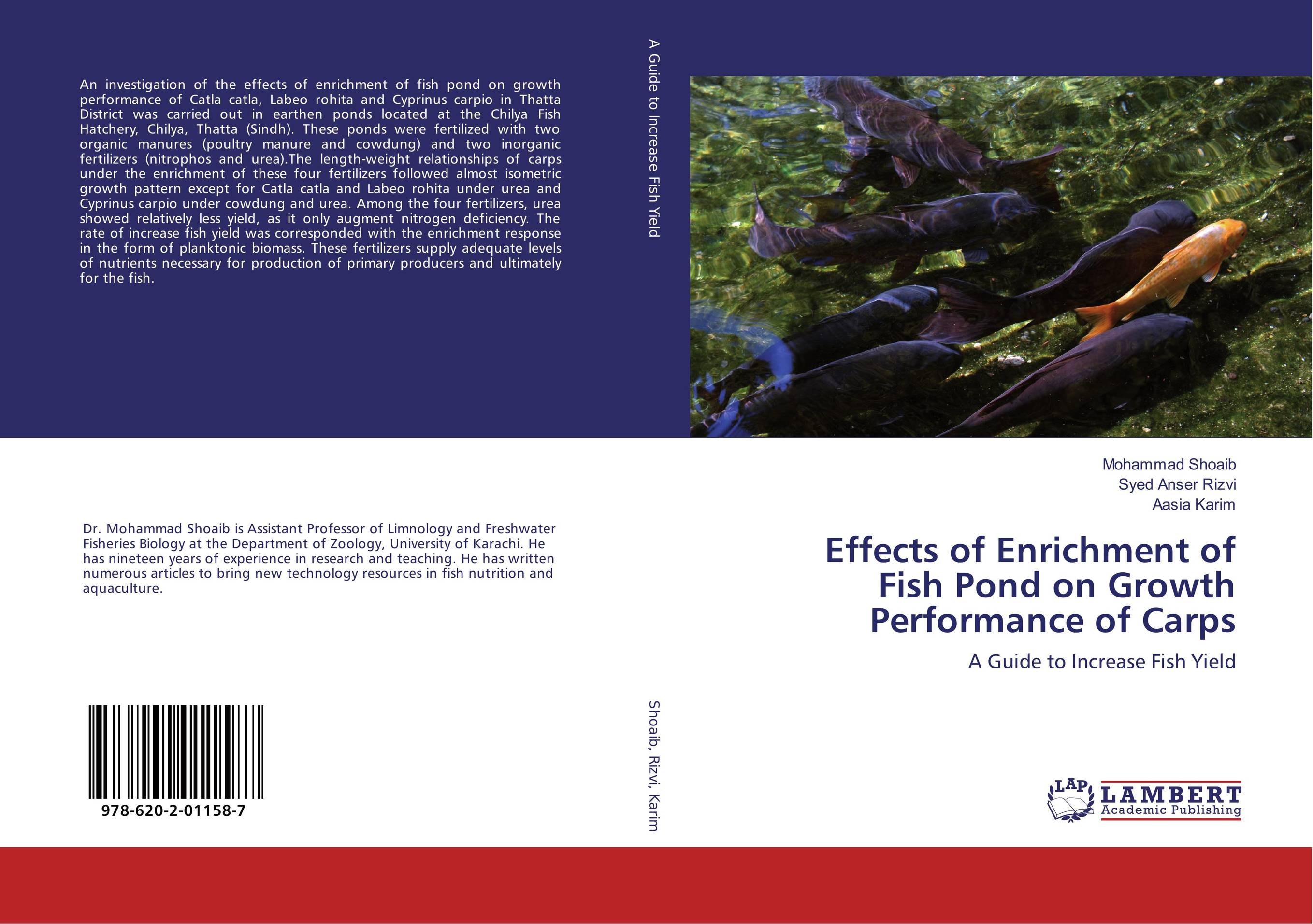 Effects of Enrichment of Fish Pond on Growth Performance of Carps. A Guide to Increase Fish Yield.