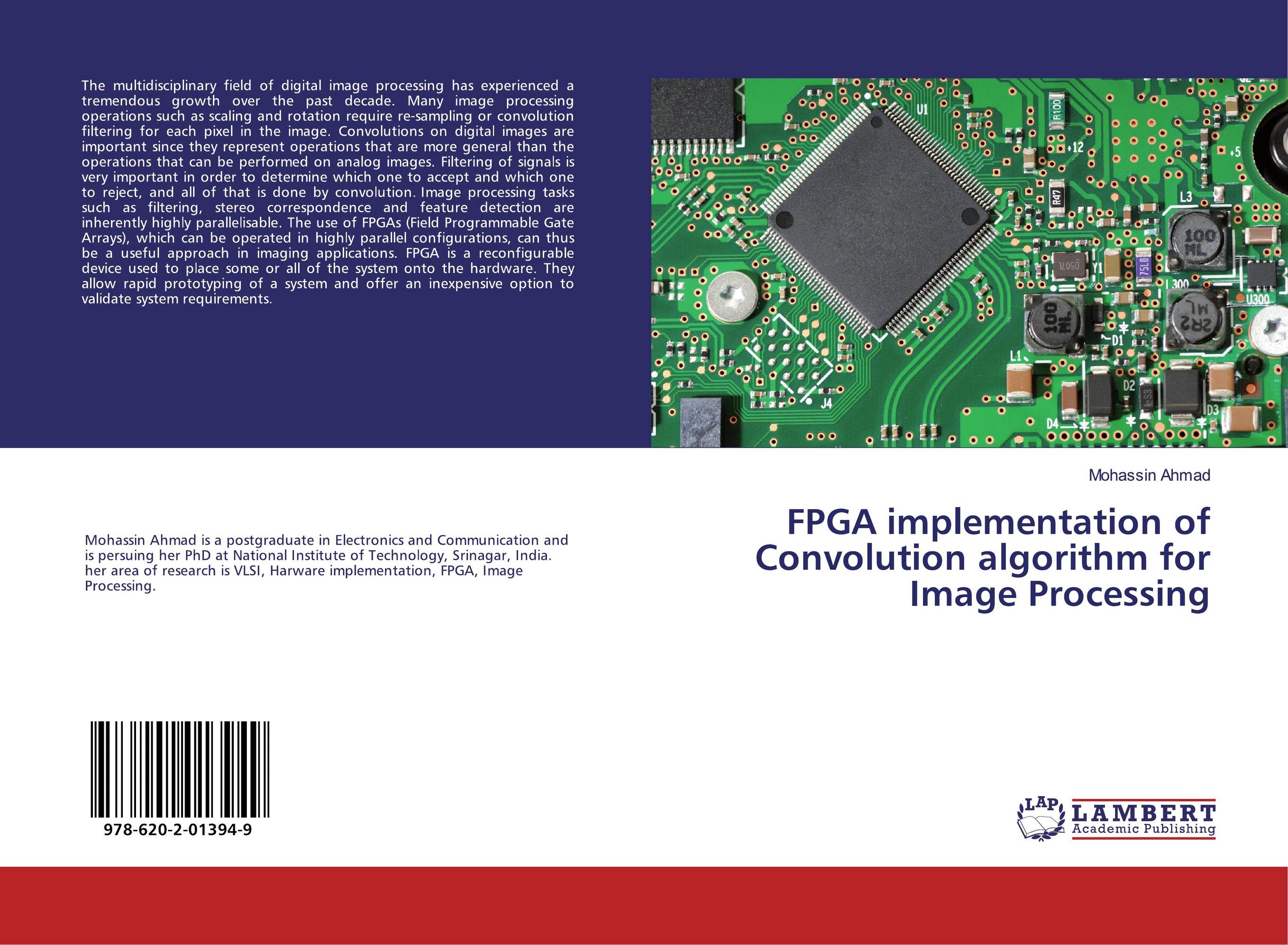 FPGA implementation of Convolution algorithm for Image Processing..