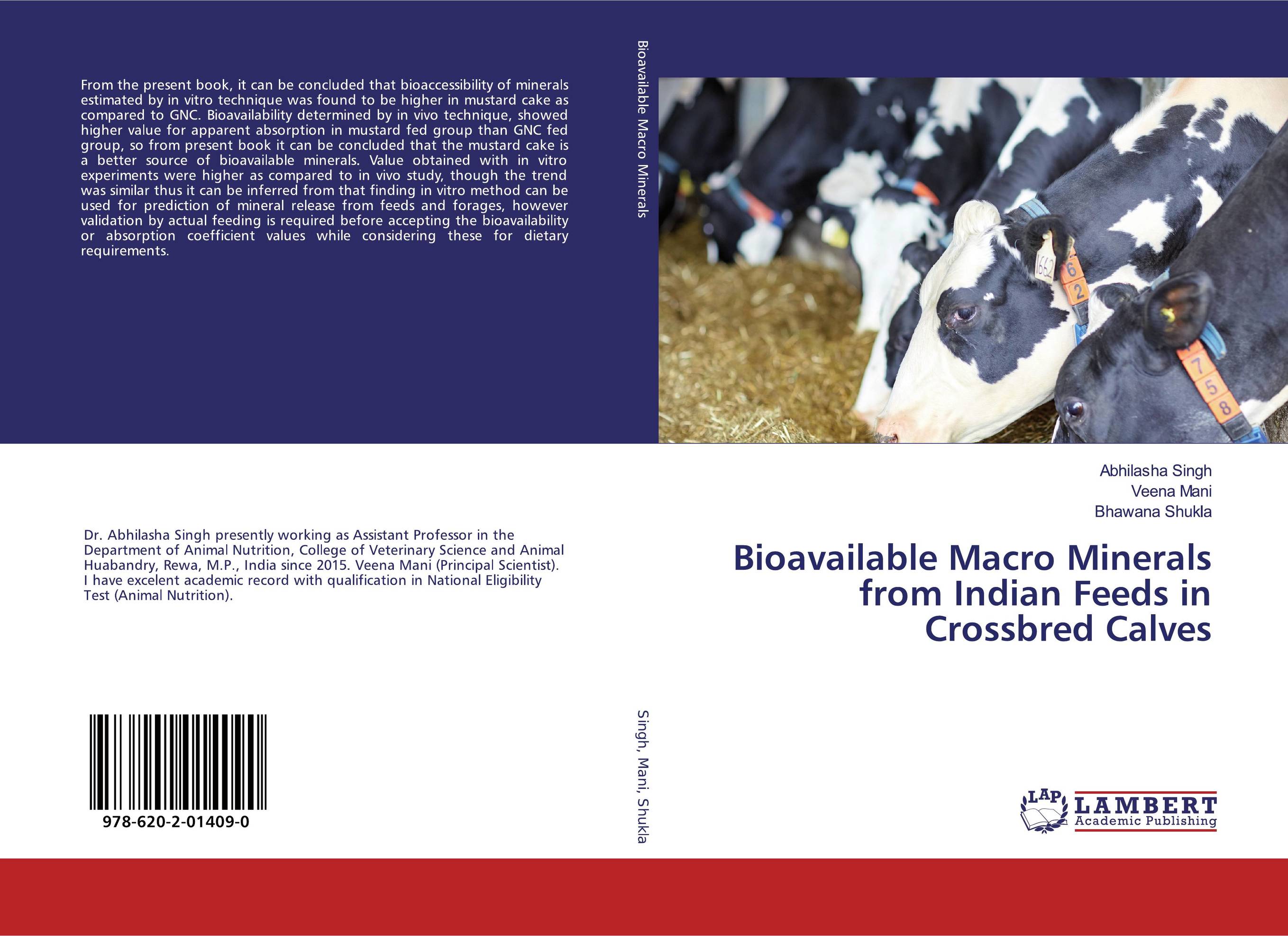 Bioavailable Macro Minerals from Indian Feeds in Crossbred Calves..