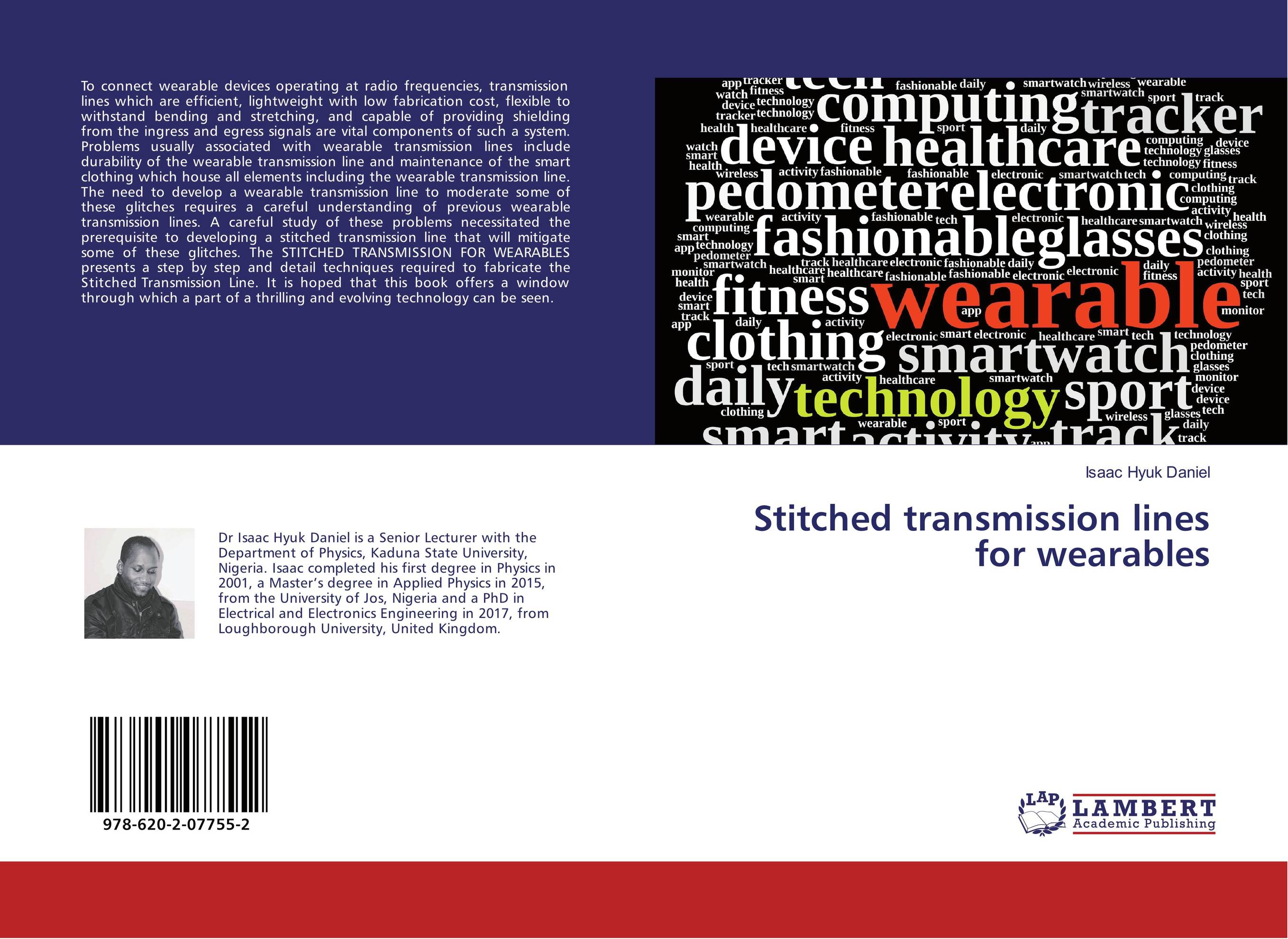 Stitched transmission lines for wearables..