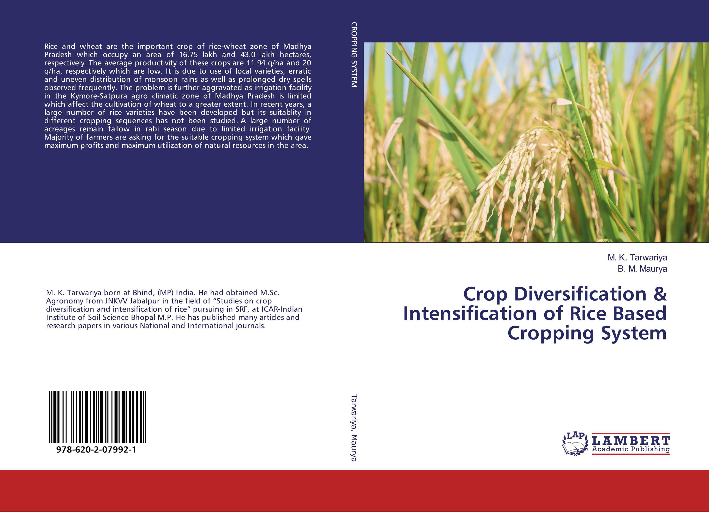 Crop Diversification &amp;amp; Intensification of Rice Based Cropping System..