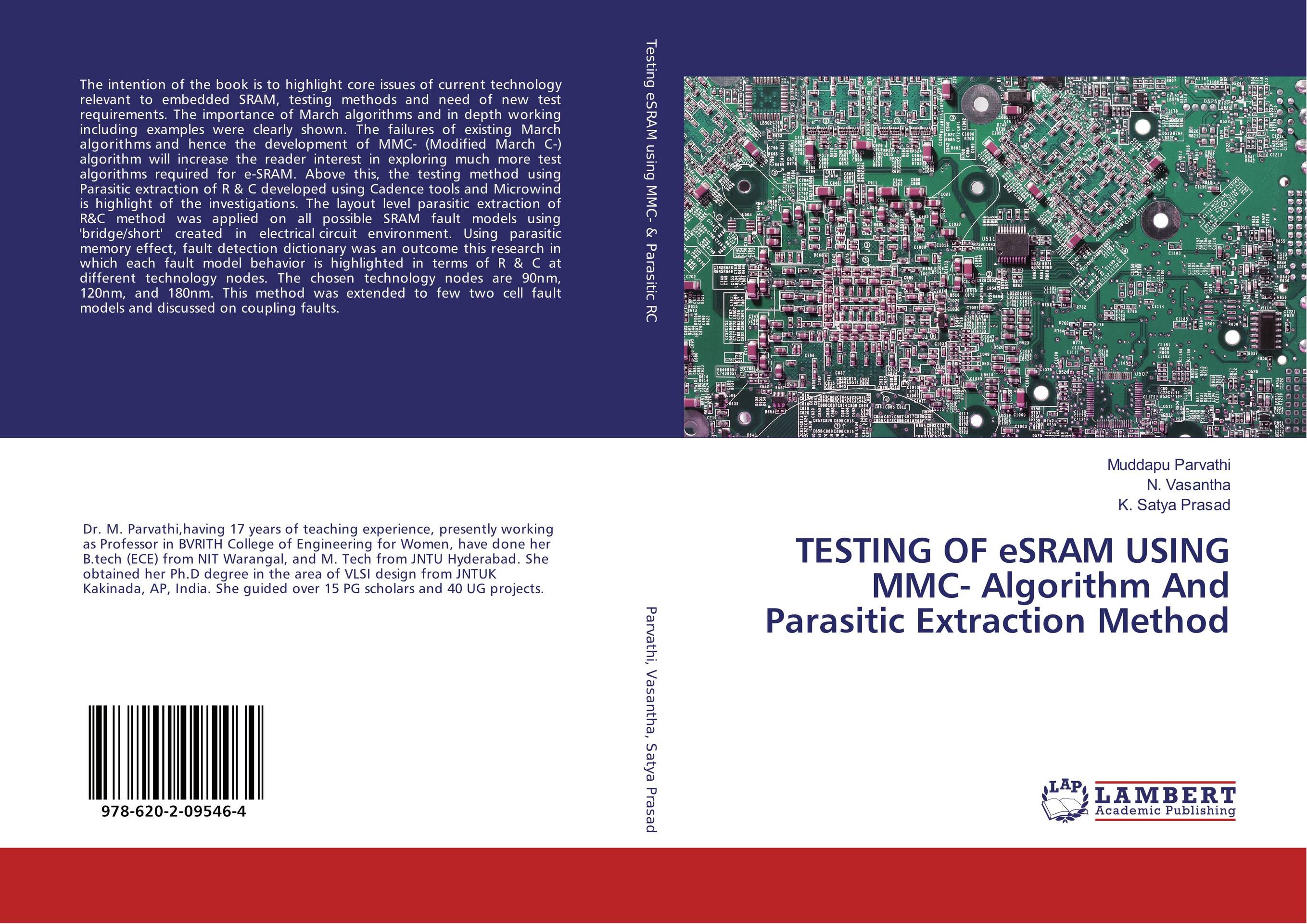 TESTING OF eSRAM USING MMC- Algorithm And Parasitic Extraction Method..