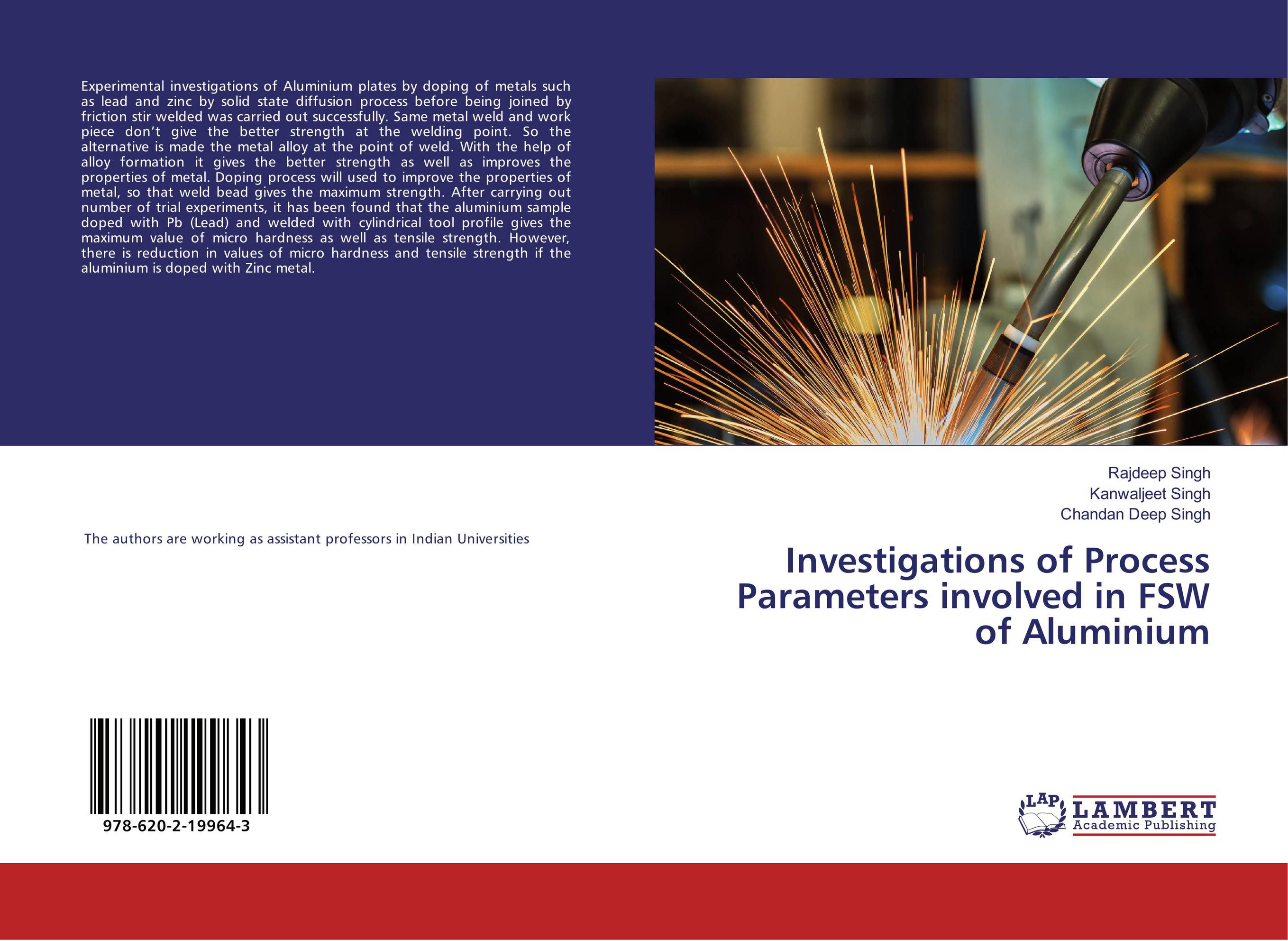Investigations of Process Parameters involved in FSW of Aluminium..