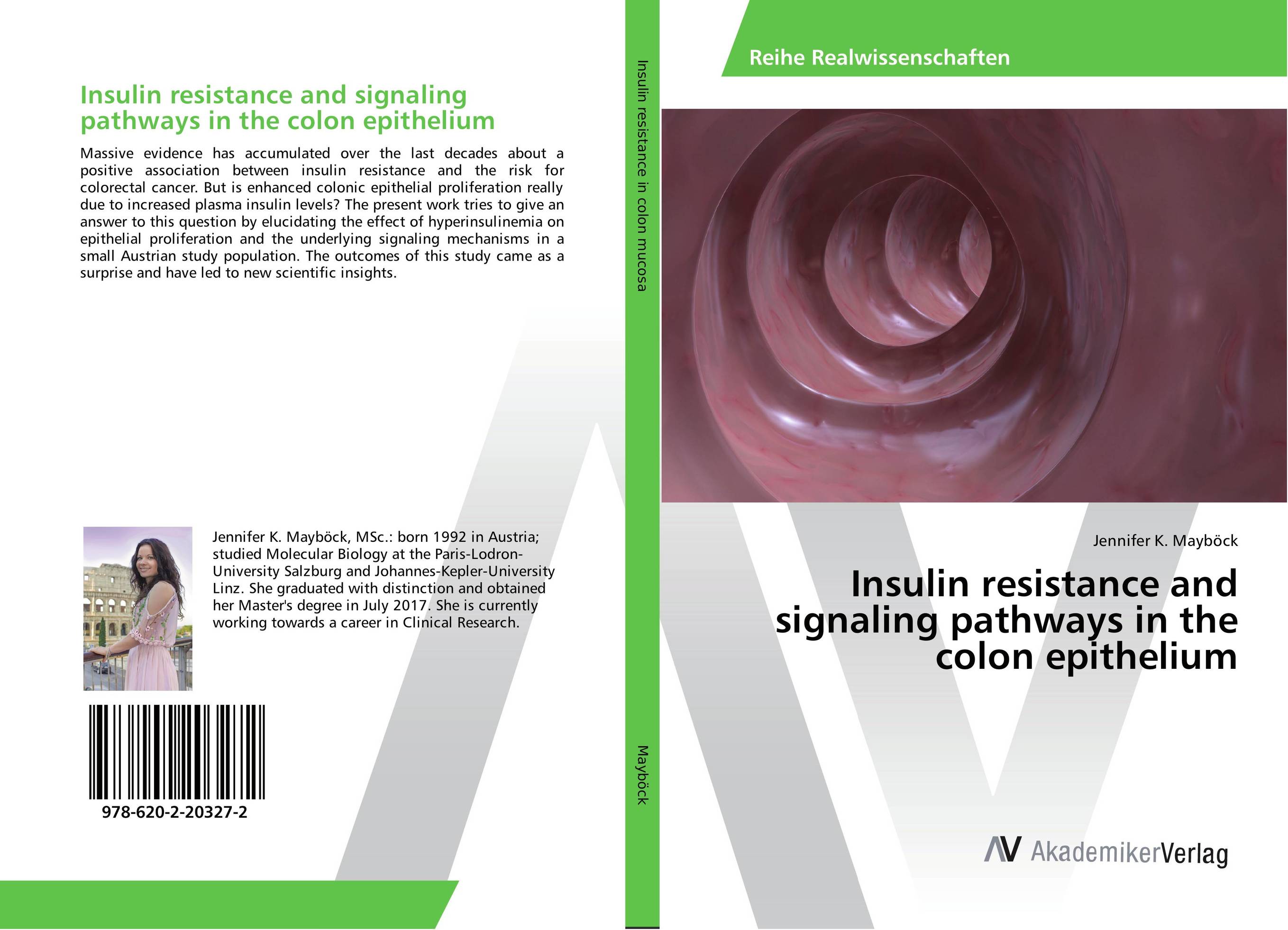 Insulin resistance and signaling pathways in the colon epithelium..