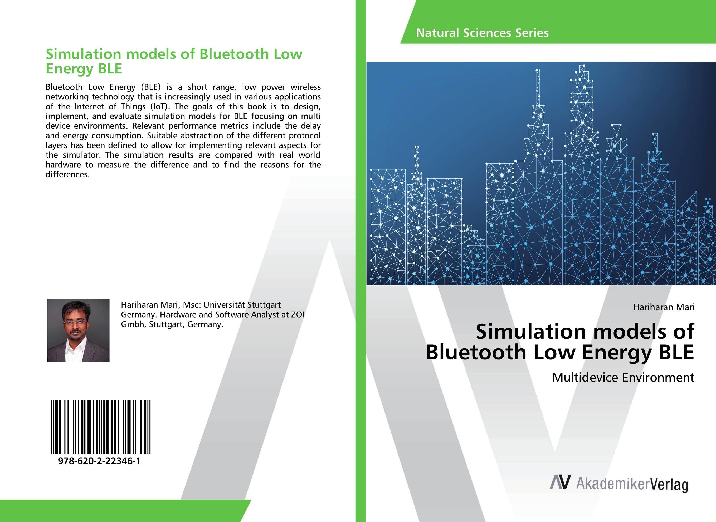 Simulation models of Bluetooth Low Energy BLE. Multidevice Environment.