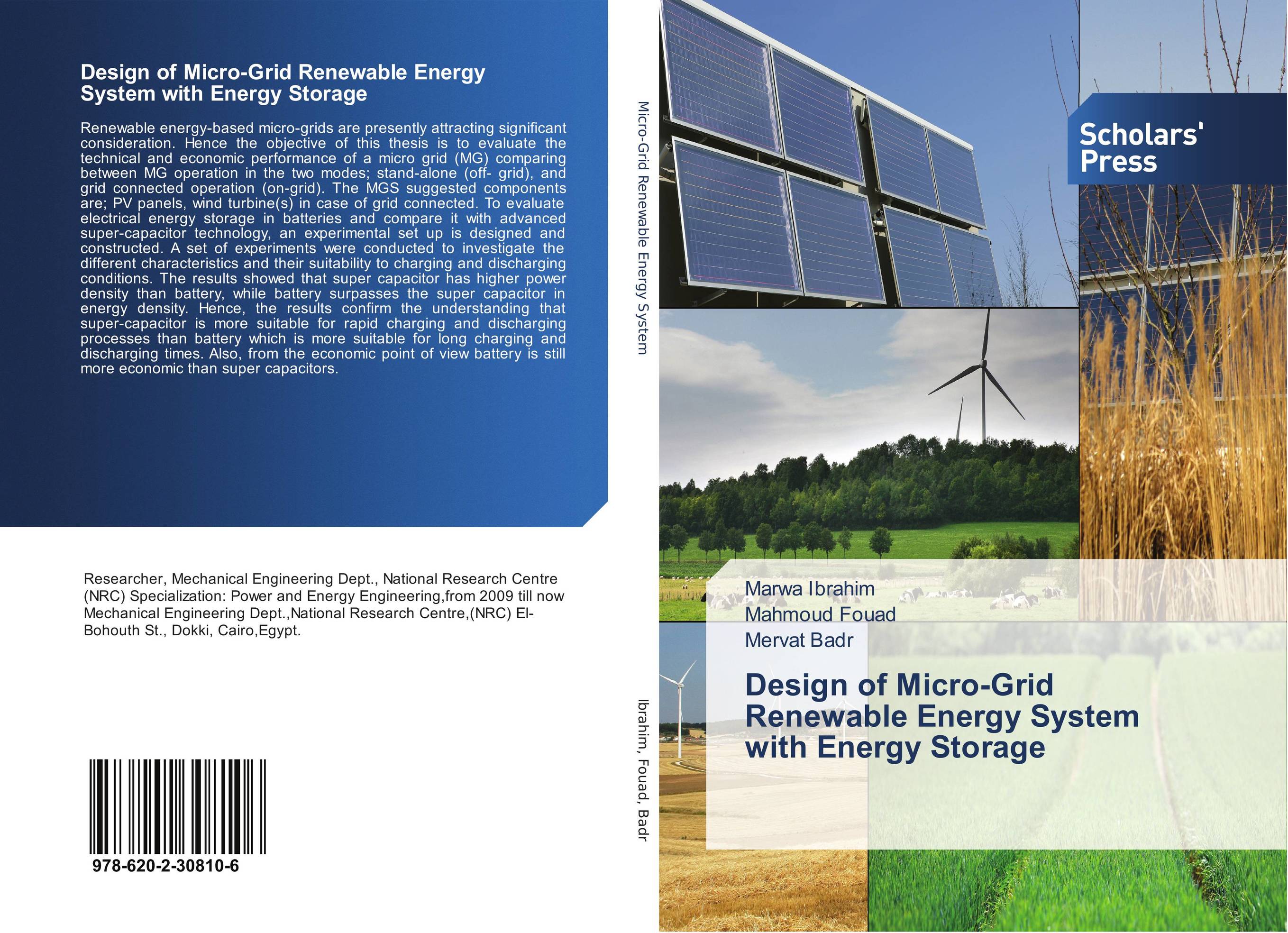 Design of Micro-Grid Renewable Energy System with Energy Storage..
