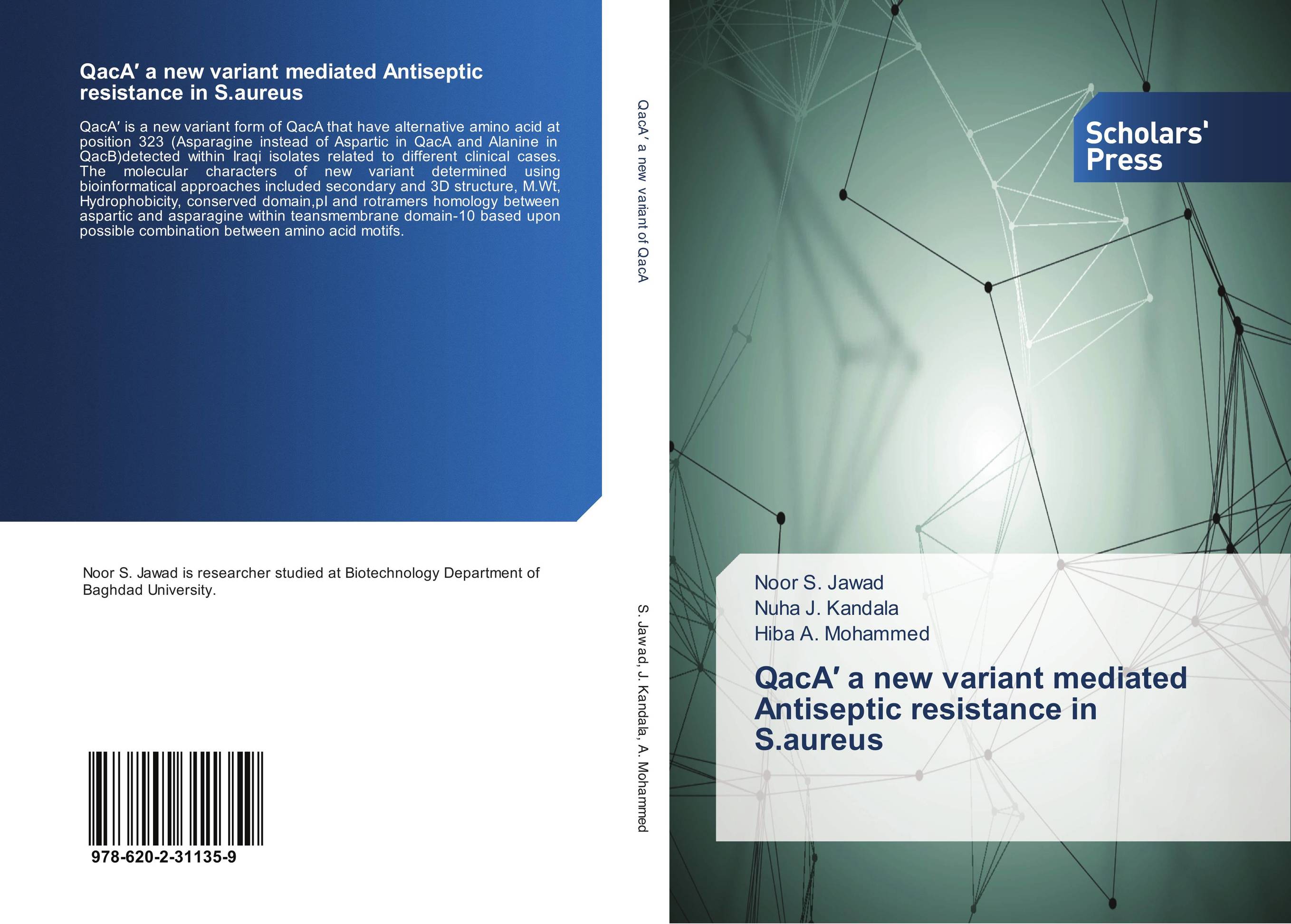 QacA? a new variant mediated Antiseptic resistance in S.aureus..