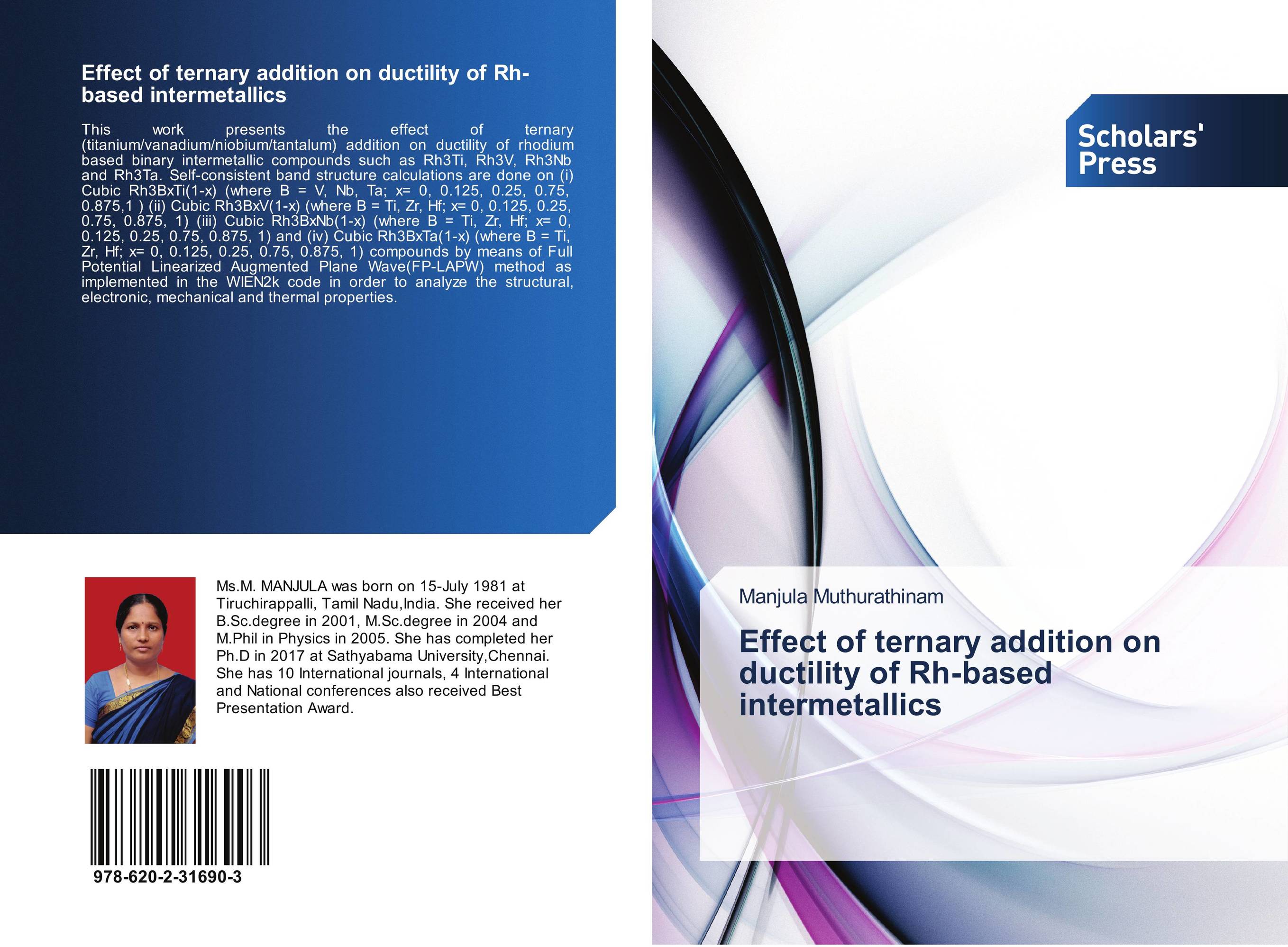 Effect of ternary addition on ductility of Rh-based intermetallics..