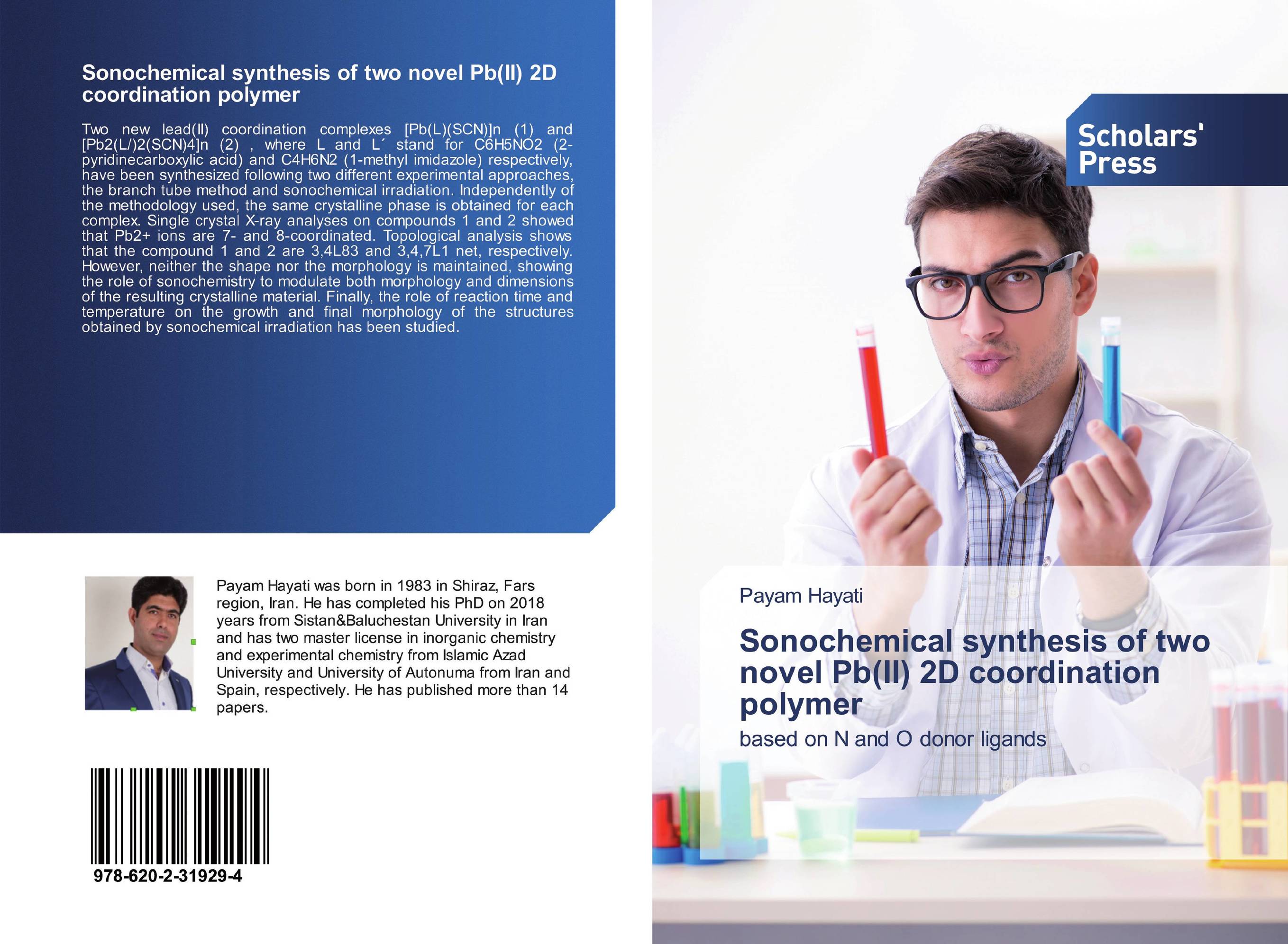 Sonochemical synthesis of two novel Pb(II) 2D coordination polymer. Based on N and O donor ligands.