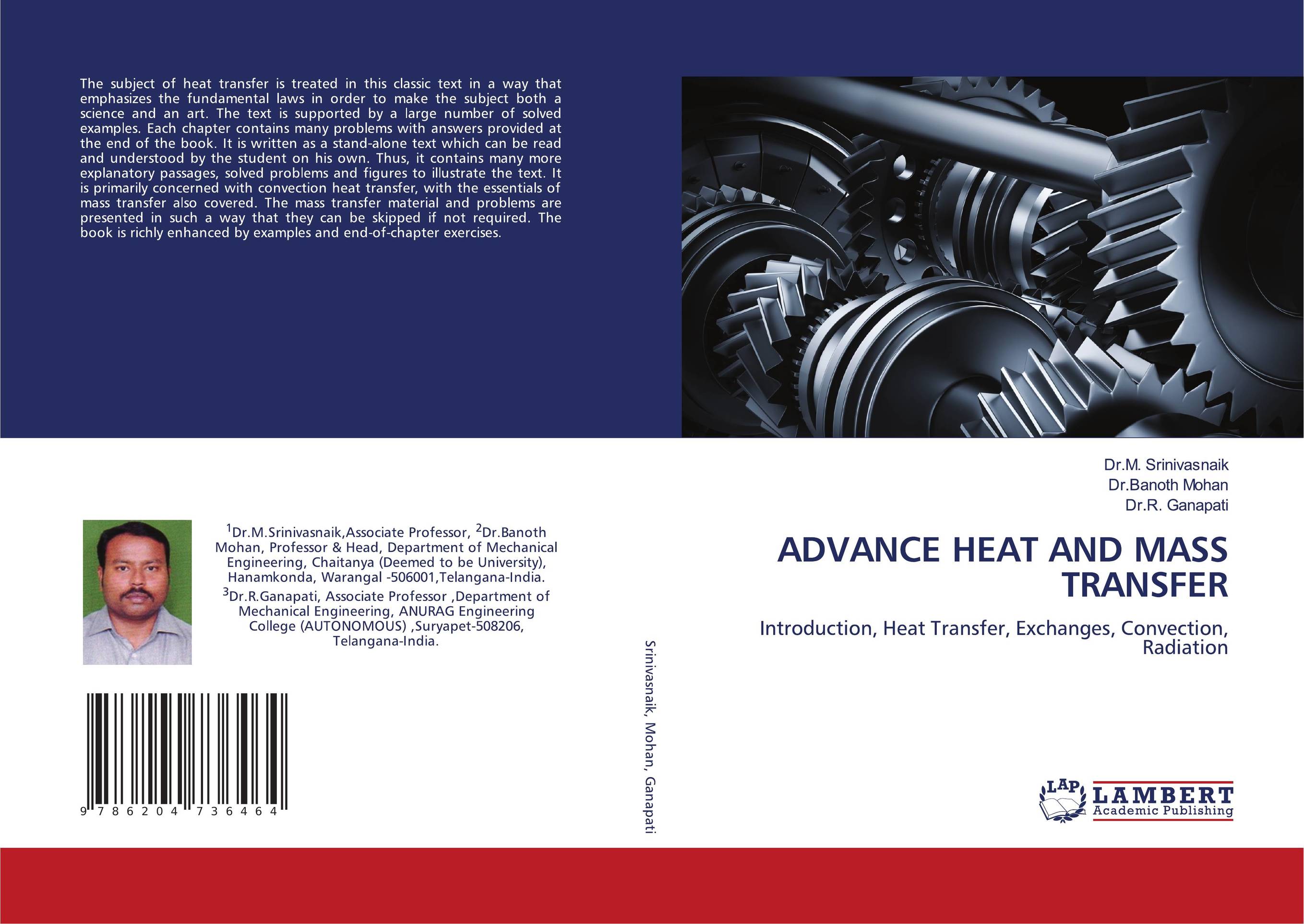 Heat and Mass Transfer. Environmental Pollution, Industrial & Polymer  Applications. Sreevani Mallakaluva 1905 год. Издательство: LAP LAMBERT  Academic Publishing. 9786205525708